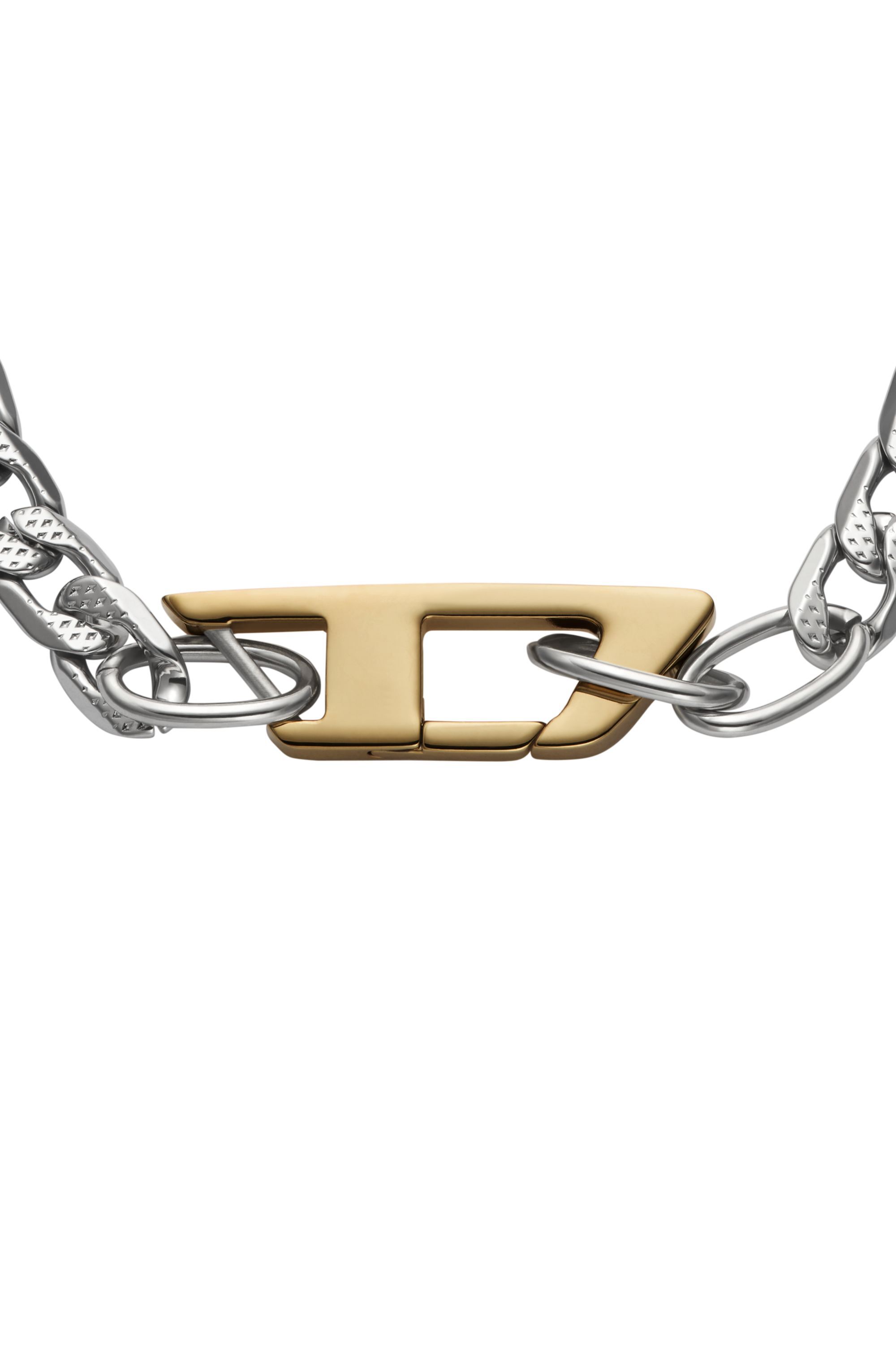 Diesel - DX1338, Unisex's Stainless steel chain bracelet in Silver - 2