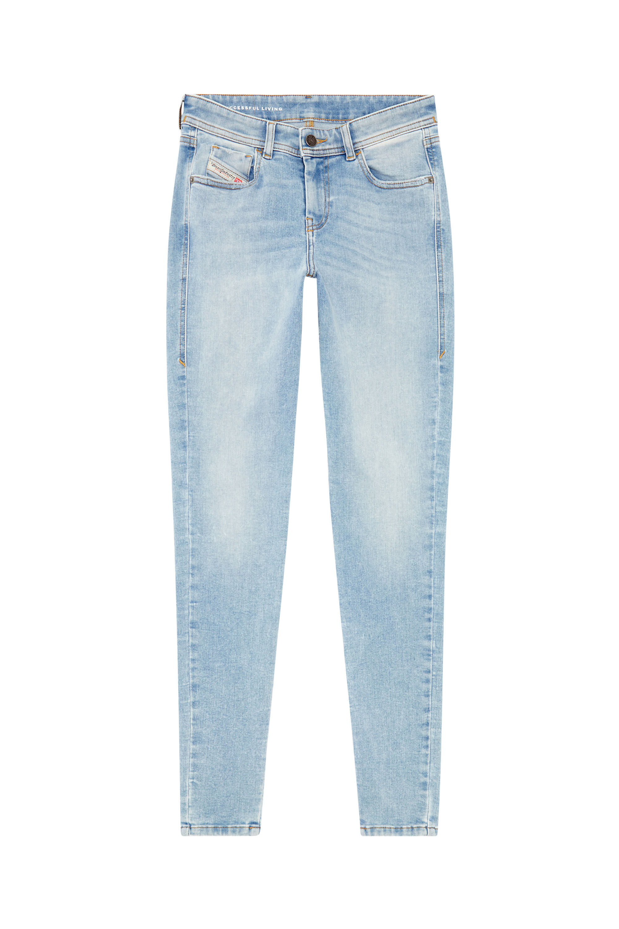 Diesel - Woman's Skinny Jeans 2017 Slandy 09J13, Light Blue - 2