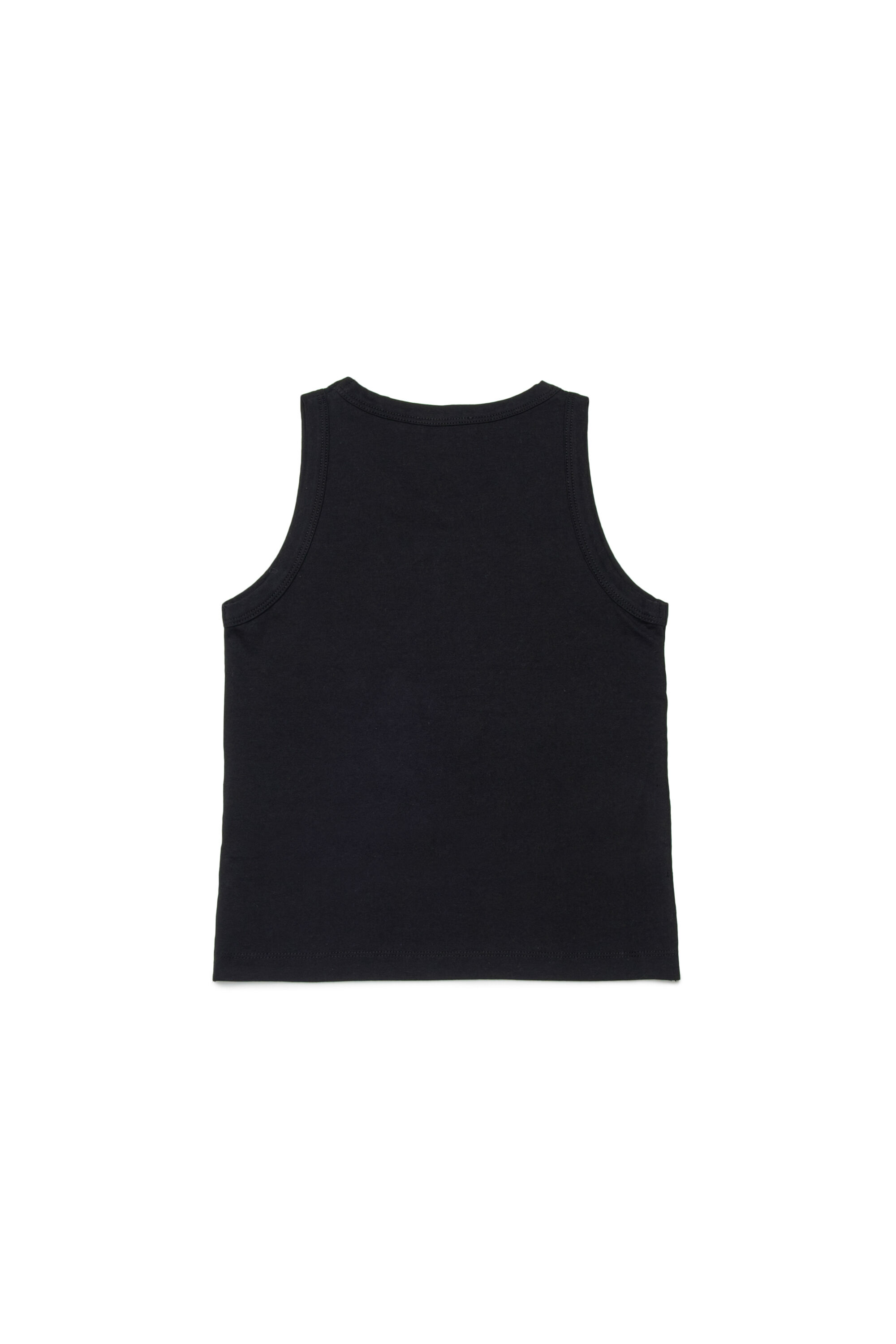 Diesel - TSTUDS, Woman's Tank top with studded logo in Black - 2