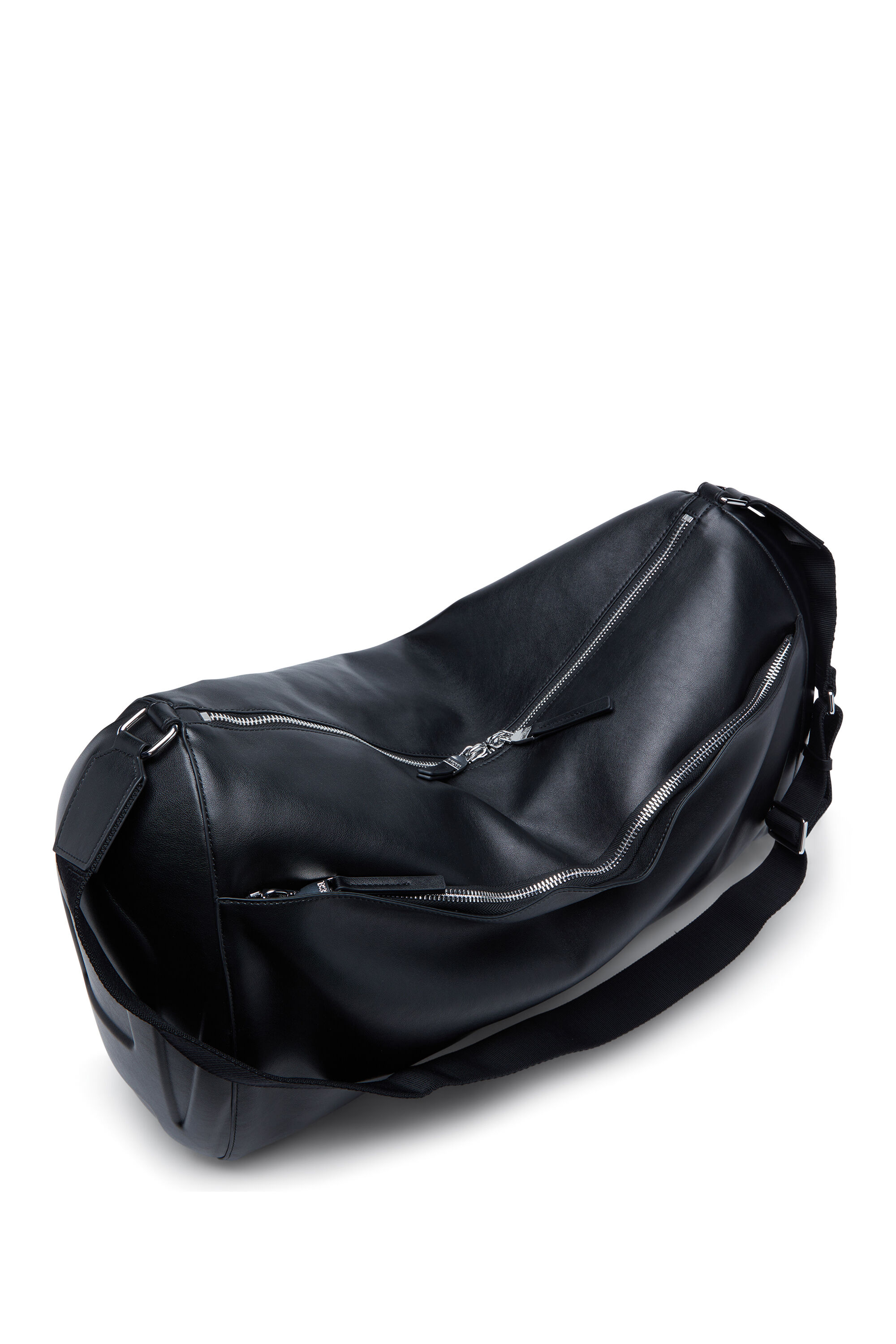 Women's Load-D-Duffle bag with hard-shell logo sides | Black