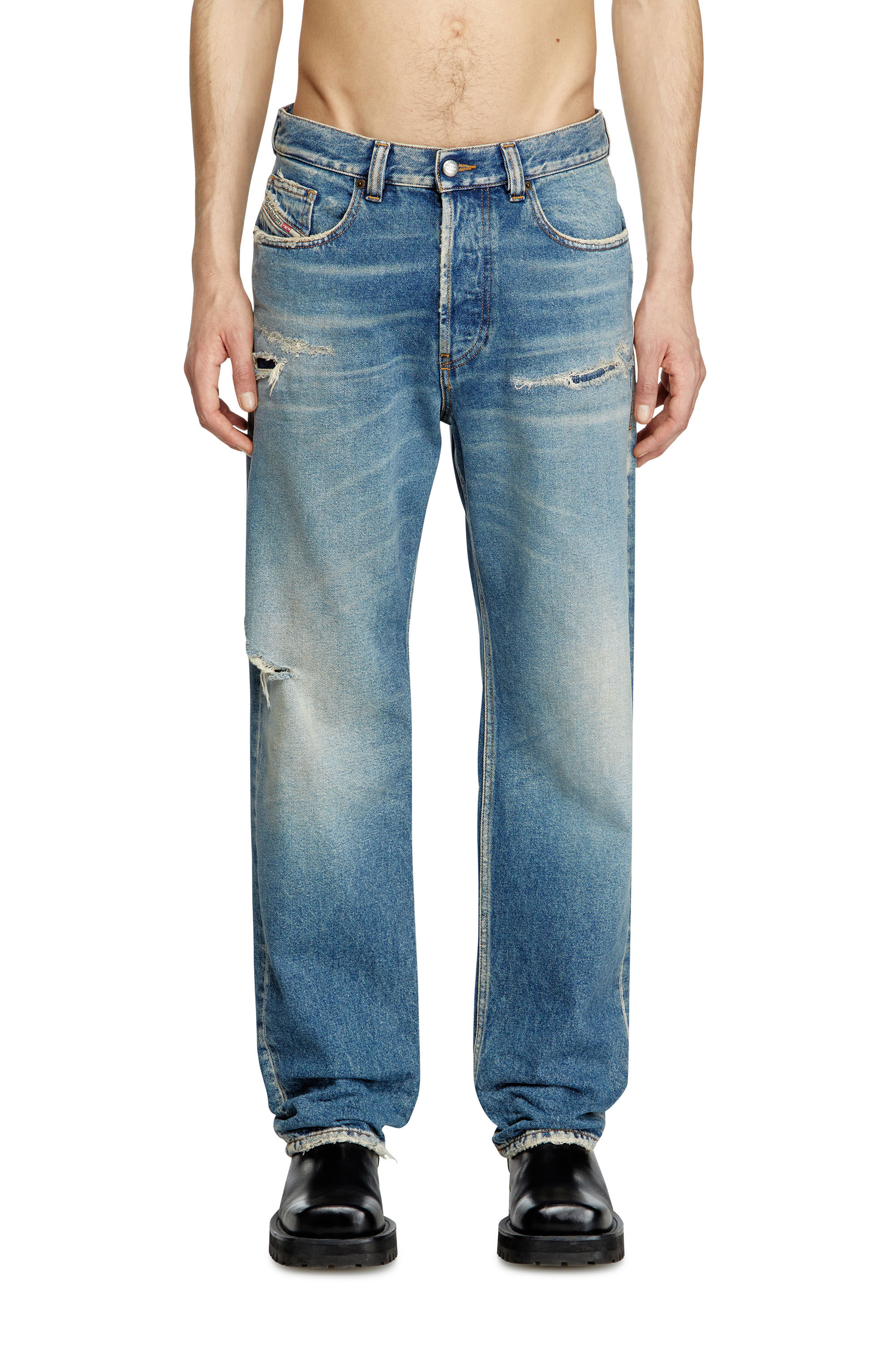 Diesel - Man's Regular Jeans 2010 D-Macs 09L43, Medium blue - 3