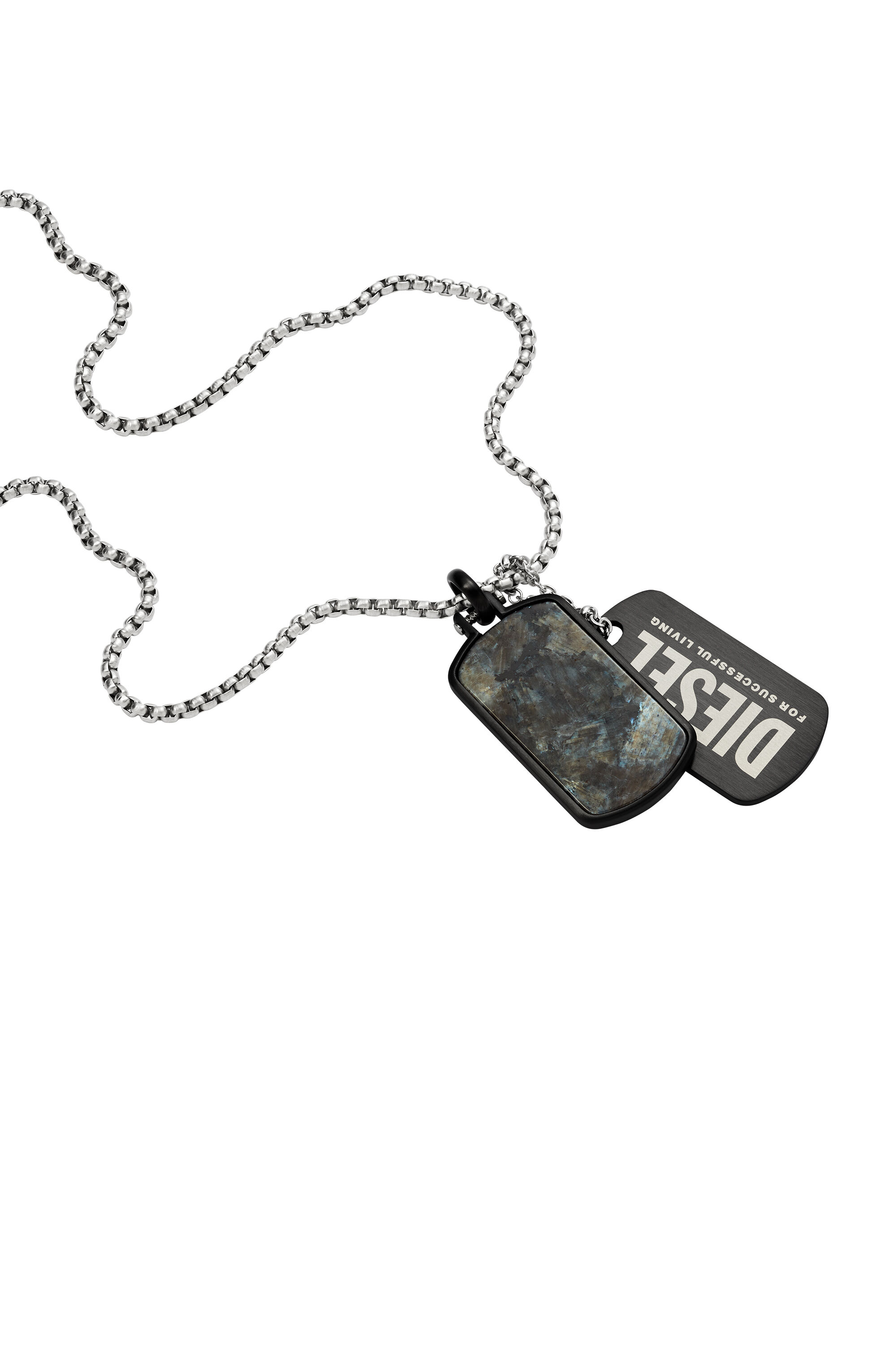 Diesel dog tag shop necklace