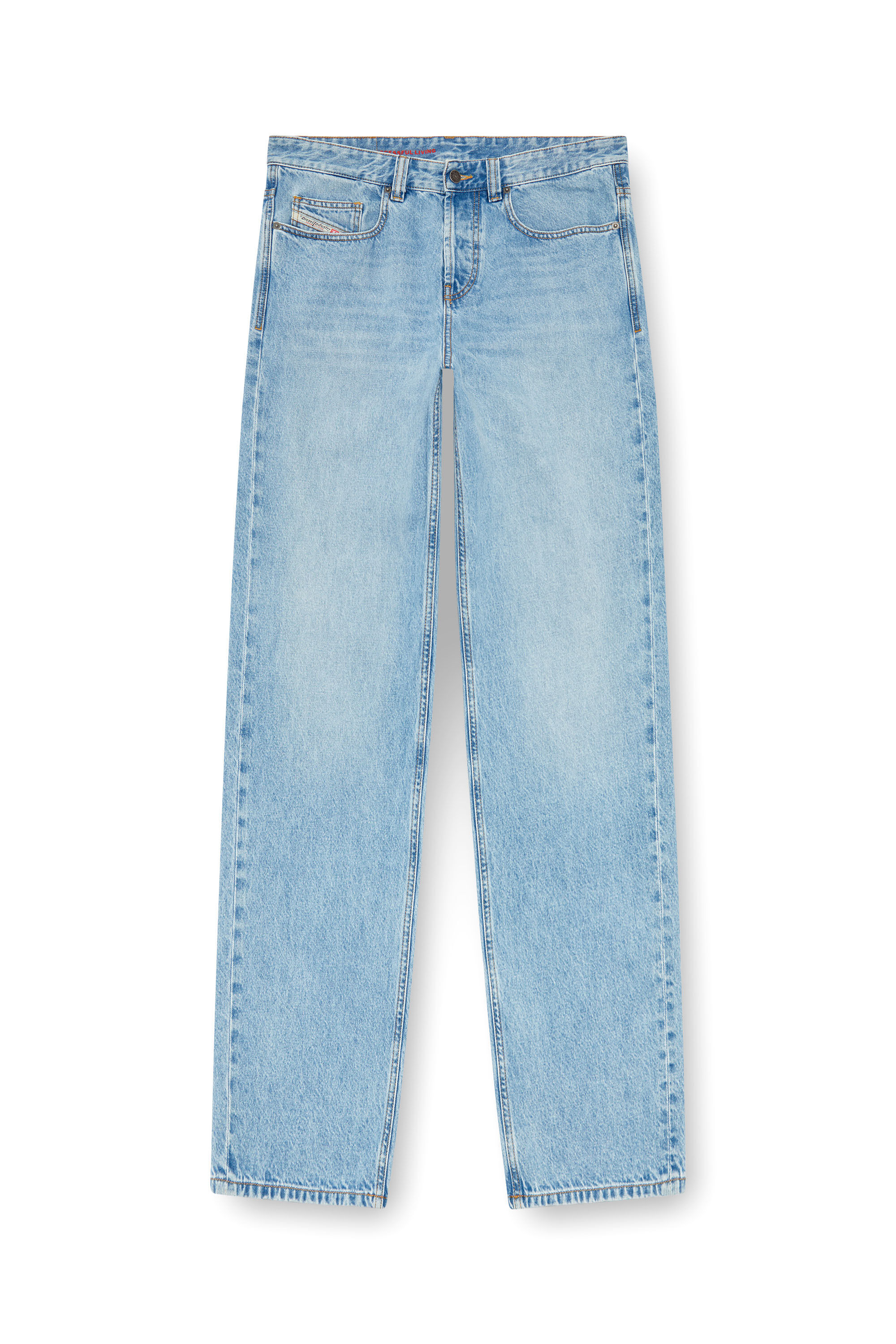 Men's Relaxed Jeans | Low Waist 2001 D-MacroLight Blue | Diesel SI