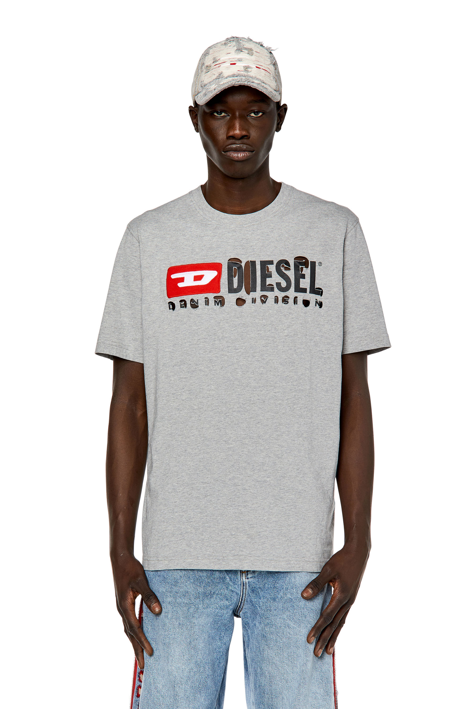 Diesel - T-JUST-DIVSTROYED, Grey - Image 3