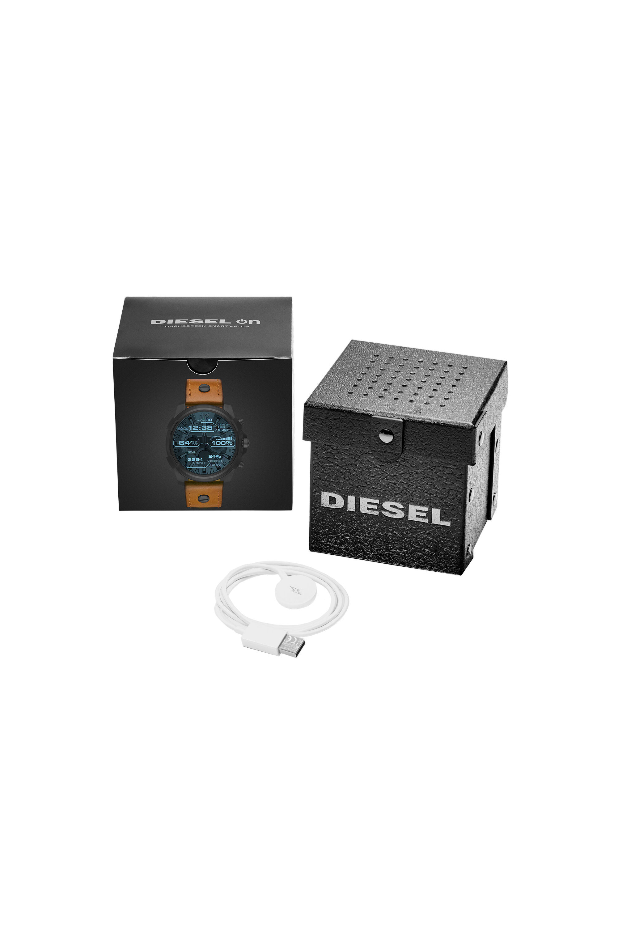 DT2002 Man Brown smartwatch with touchscreen 48 mm Diesel