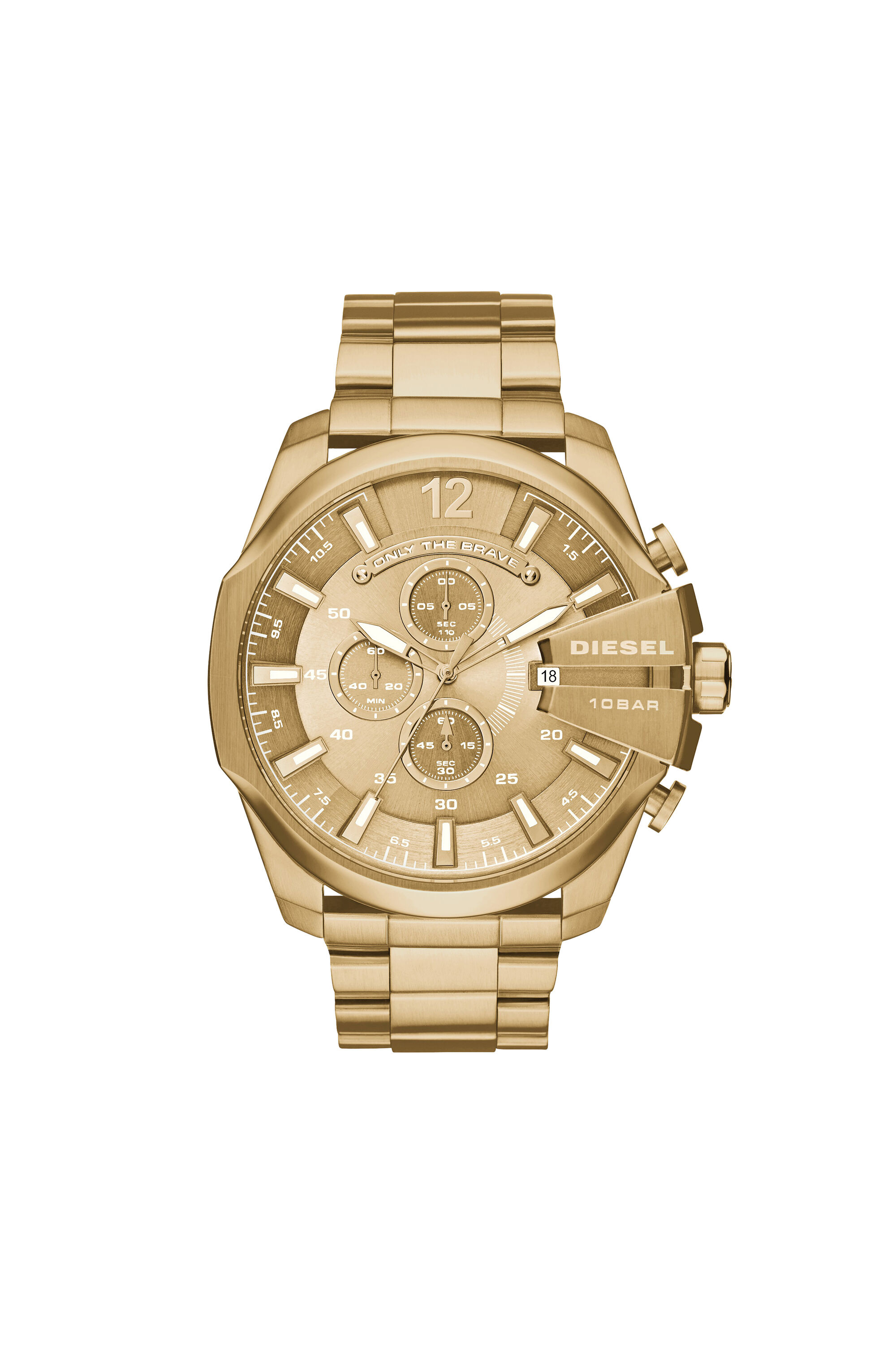 最も完璧な DZ4360 Man: Mega Chief gold-tone watch | Diesel 時計