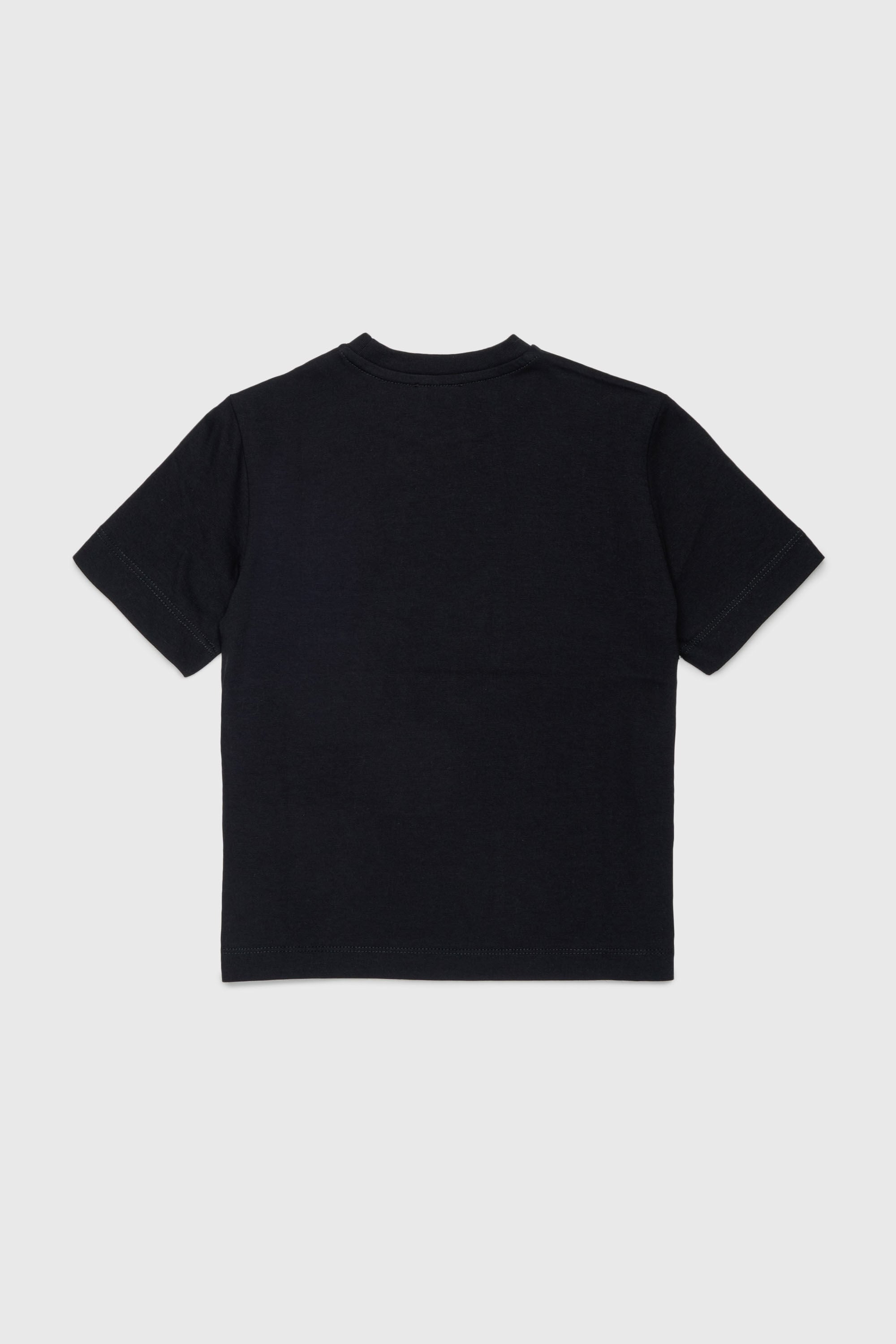 Diesel - TORSAL, Woman's Cotton T-shirt with whimsical logo print in Black - 2