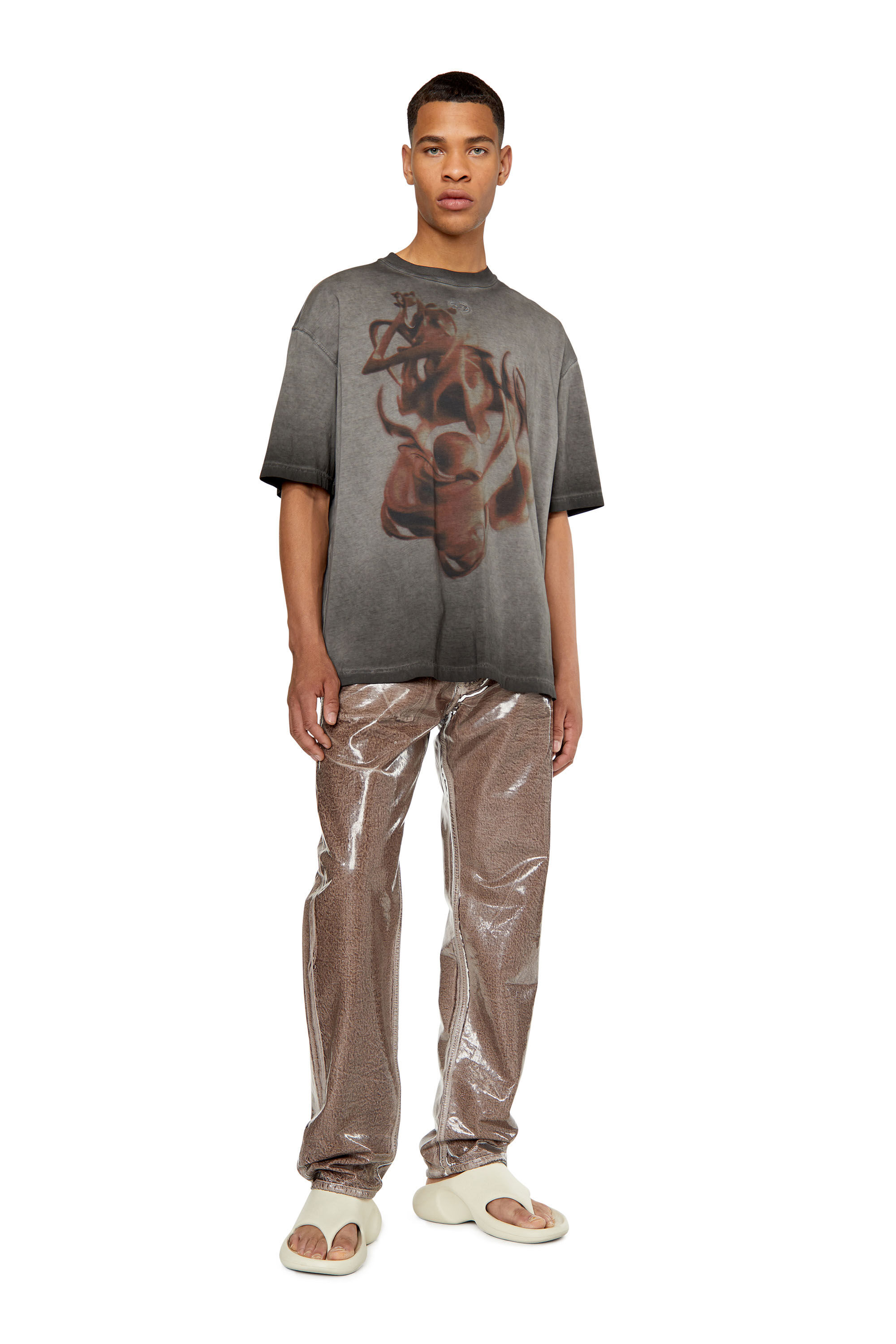 Diesel - T-WASH-H5, Black - Image 1