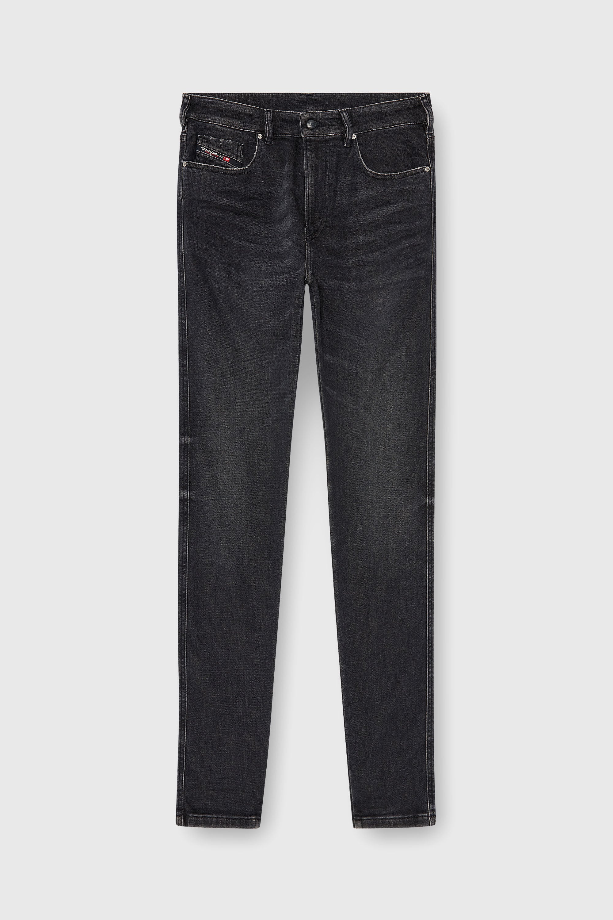 Diesel - Man's Slim 2062 D-Strukt Joggjeans&reg; 09P92, Black/Dark grey - 4