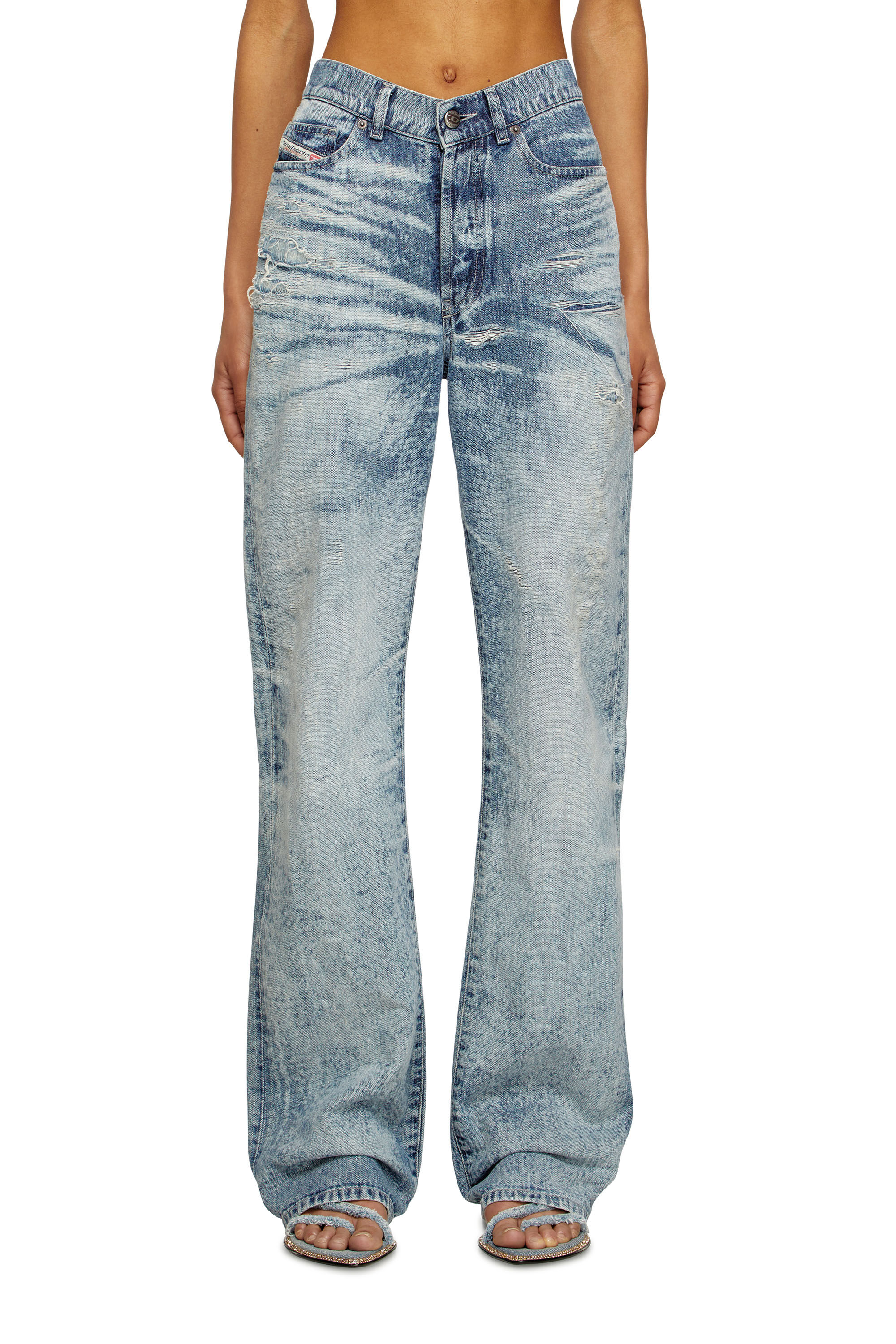 Diesel - Woman's Regular Jeans 1971 D-Sent 068TY, Light Blue - 3