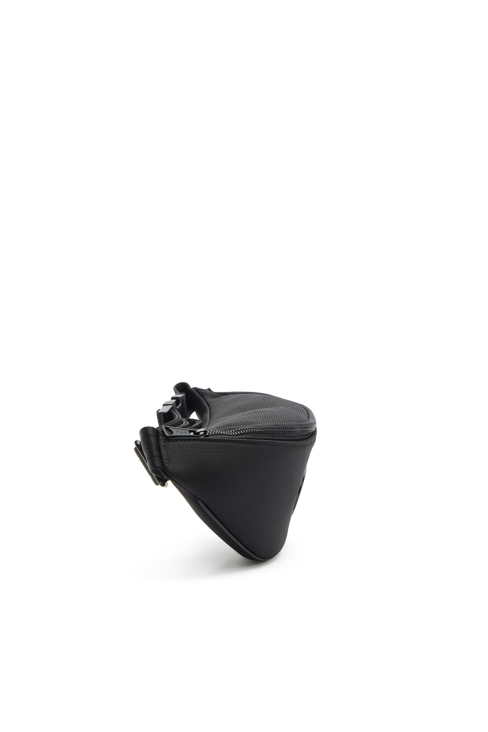 Diesel - HOLI-D BELT BAG M, Unisex's Holi-D - Belt bag in nylon with internal pocket in Black - 4