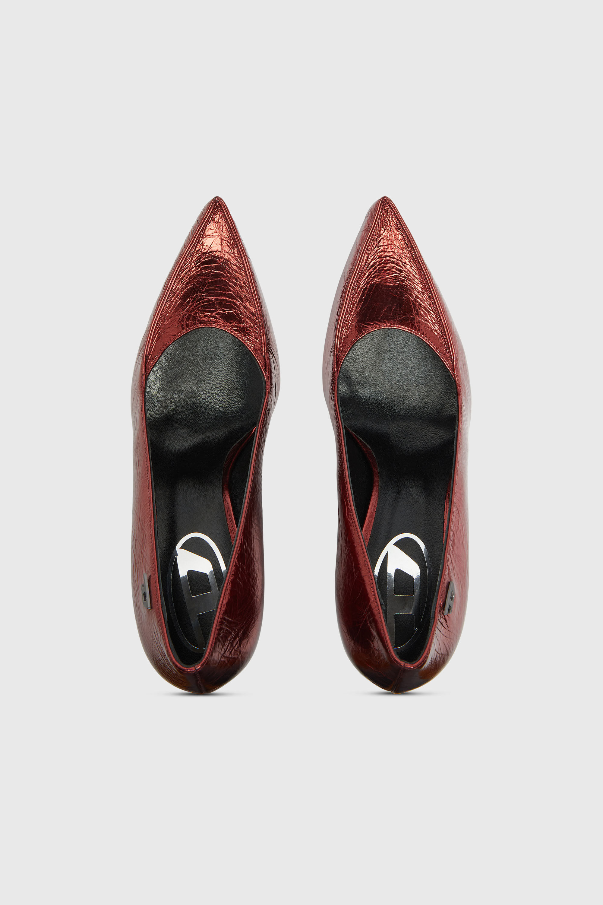 Diesel - D-LUCETTE-90-PUMP D, Woman's D-Lucette-Pumps in mirror leather in null - 4