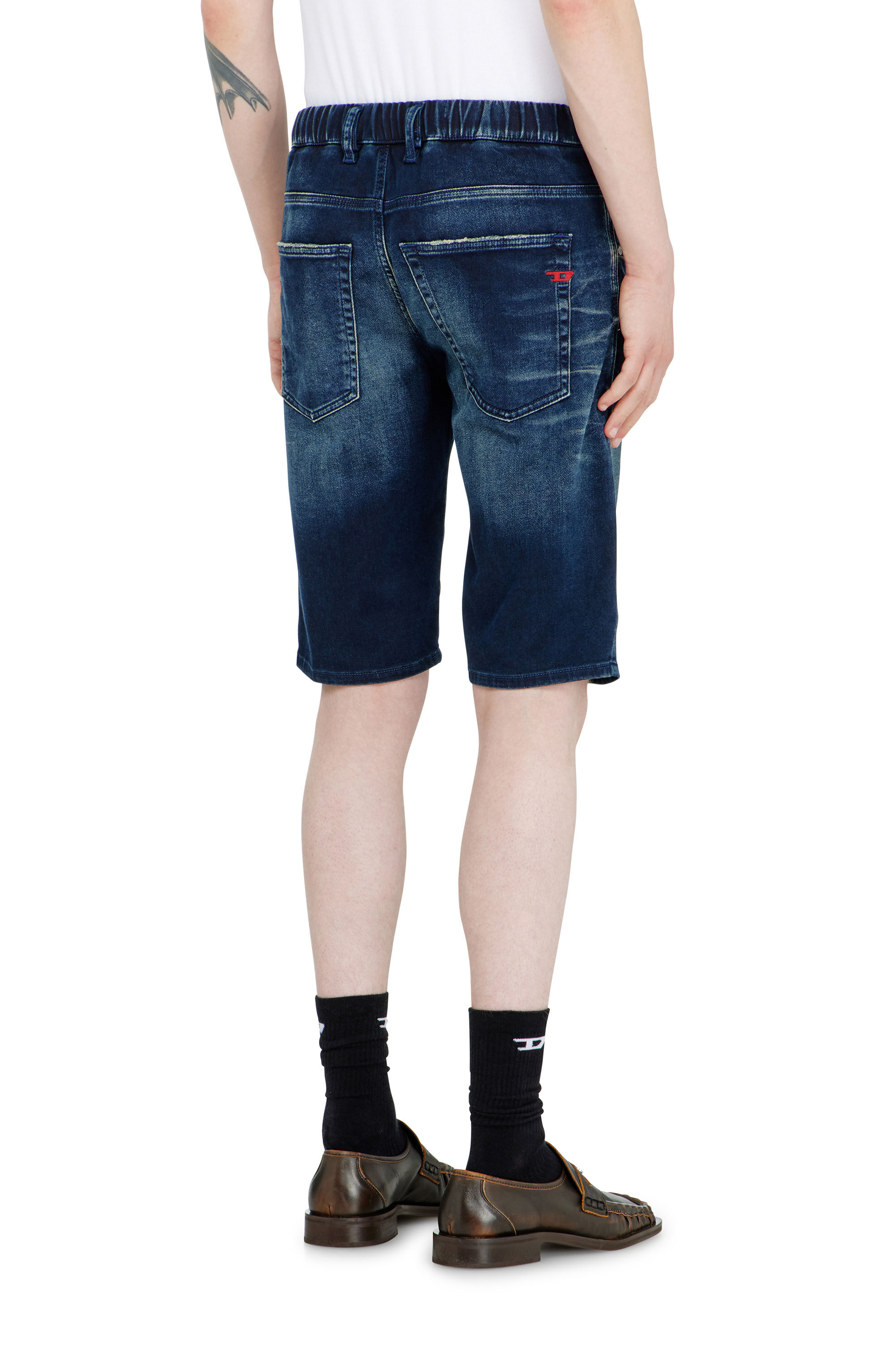 Men's Chino shorts in shaded JoggJeans | Blue | Diesel