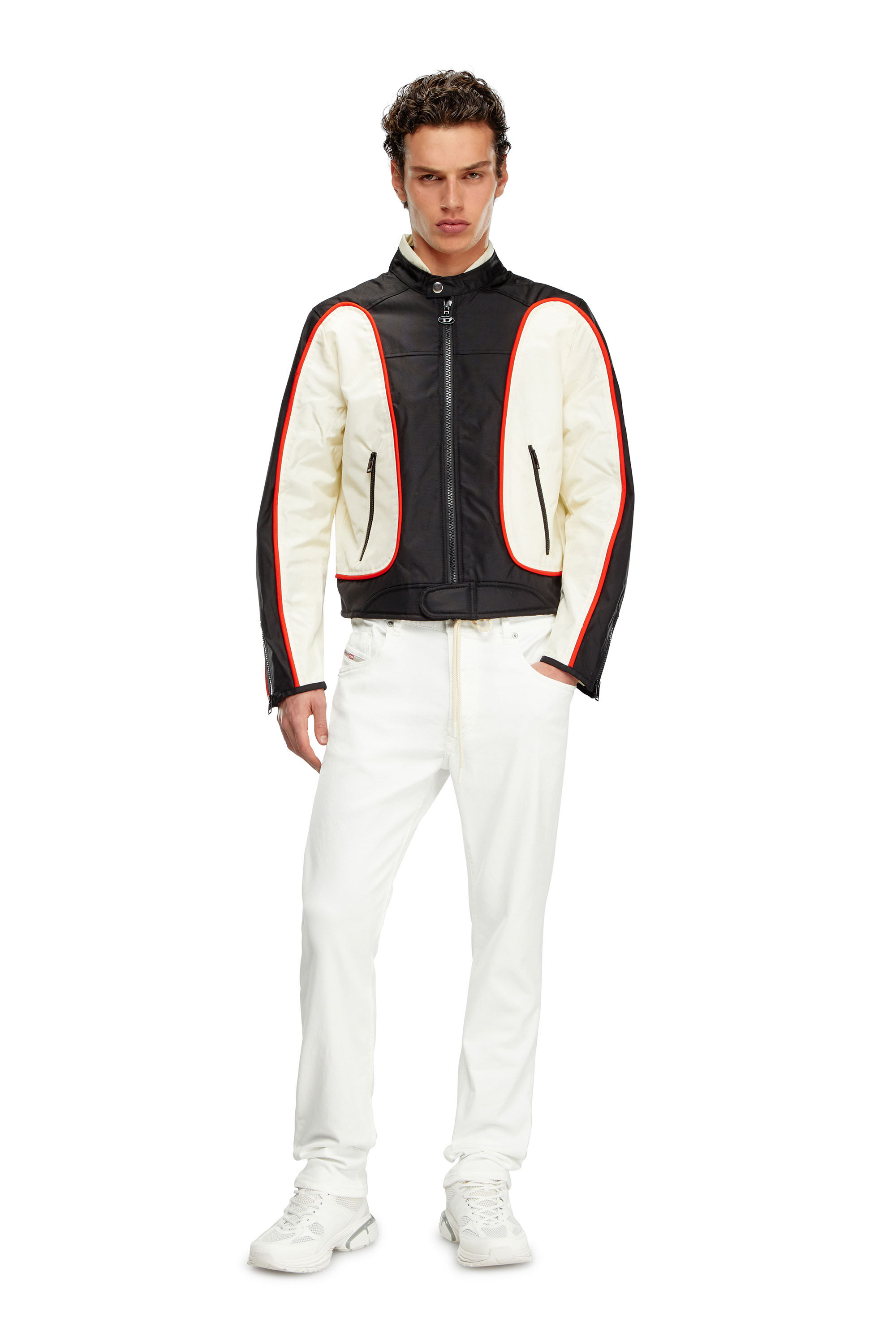 Men's Regular Jeans | White | Diesel 2032 D-Krooley Joggjeans®
