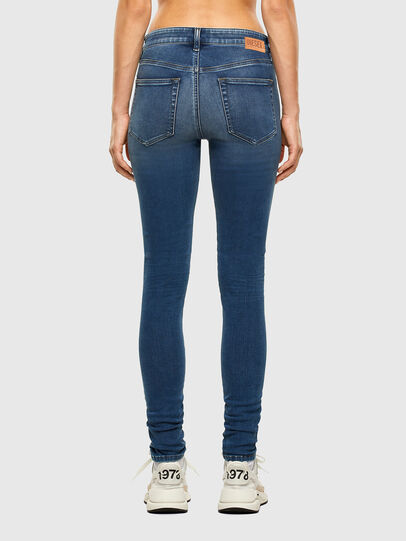 SLANDY 084NM Women: Super skinny Medium blue Jeans | Diesel