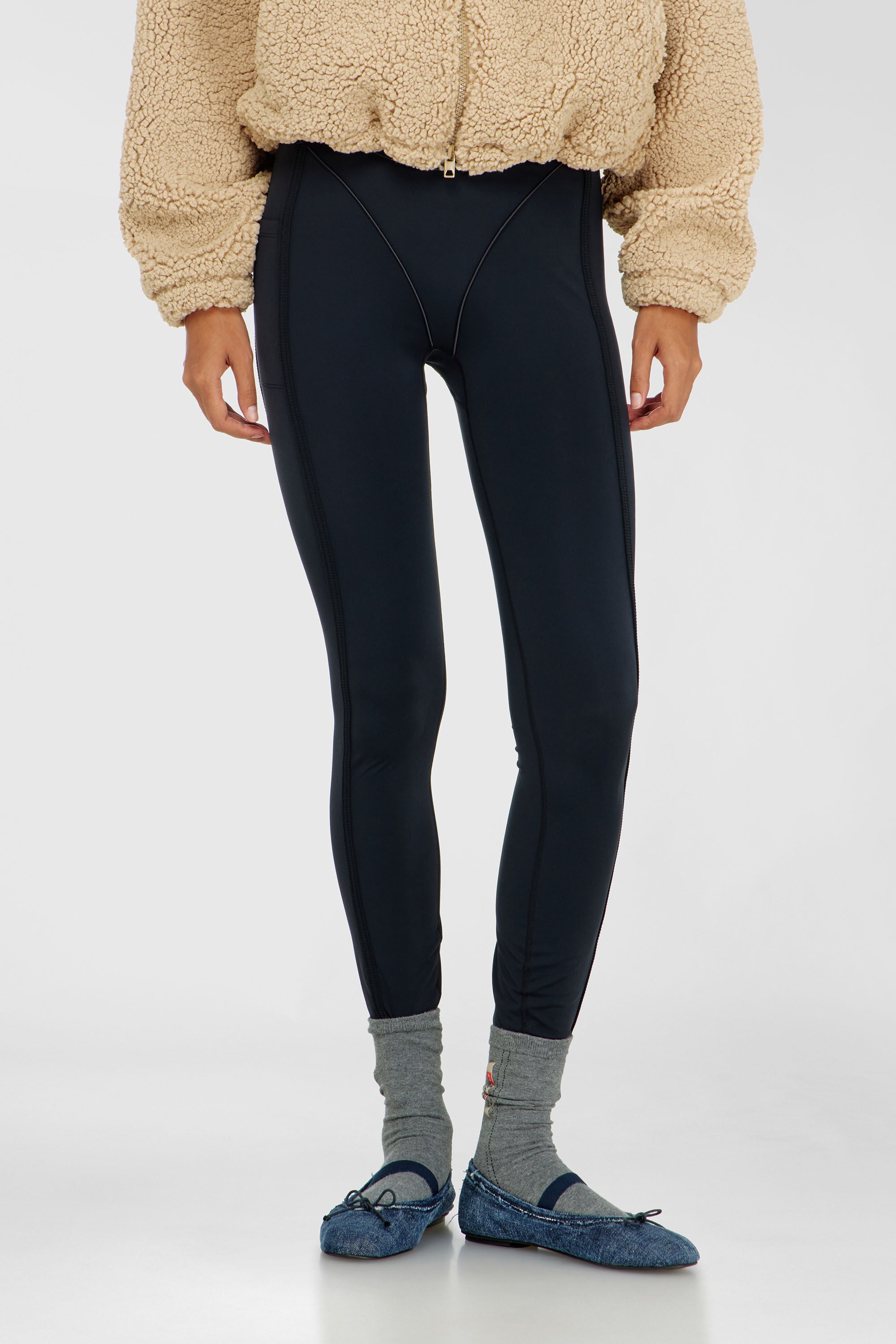 Diesel - FELICIA-UTLT, Woman's Leggings in microfibre in null - 4