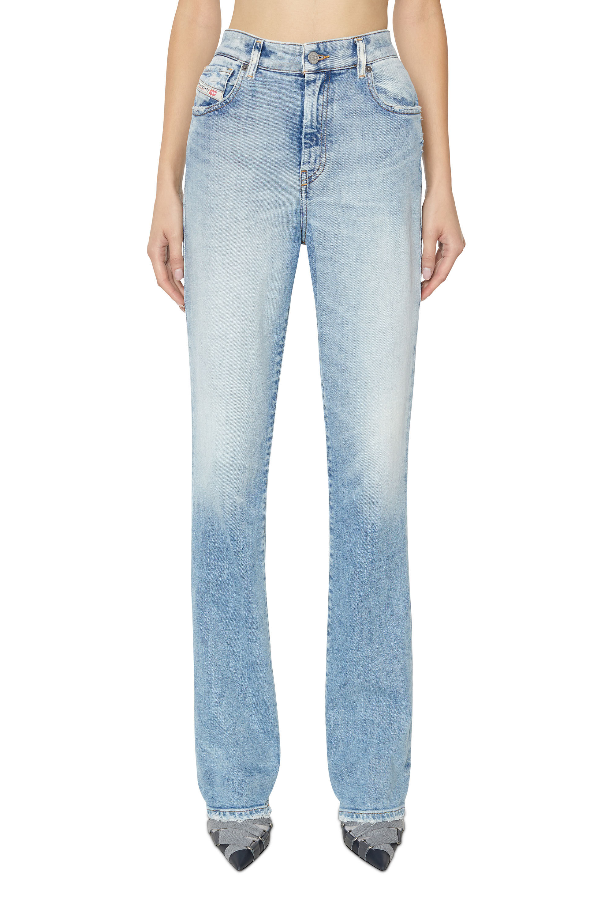 Diesel - 2003 D-Escription 09E67 Bootcut and Flare Jeans, Medium blue - Image 3