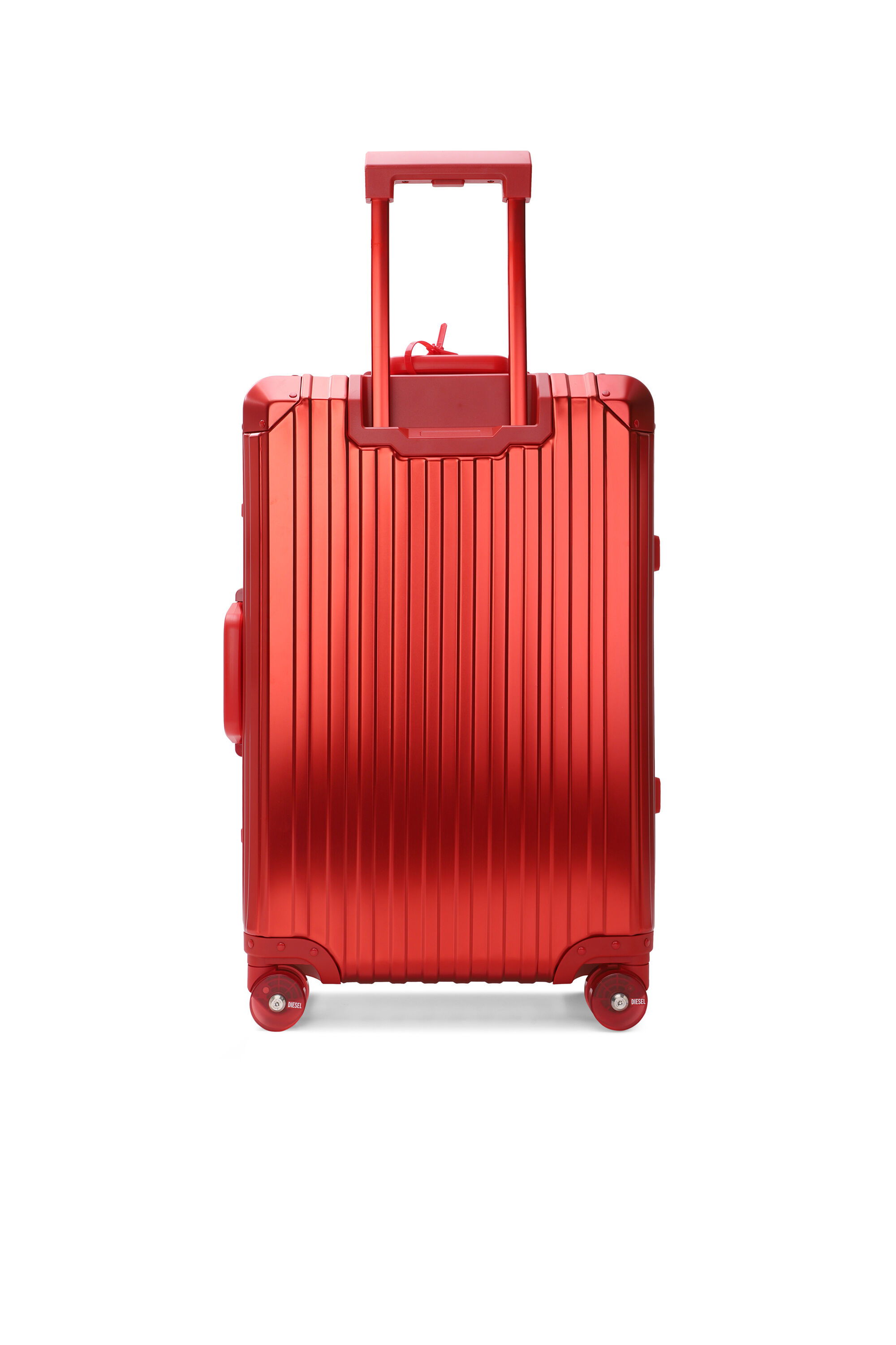 Diesel - DIESEL ALUMINUM TROLLEY- DSL002, Unisex's Aluminum suitcase size M in Red - 2