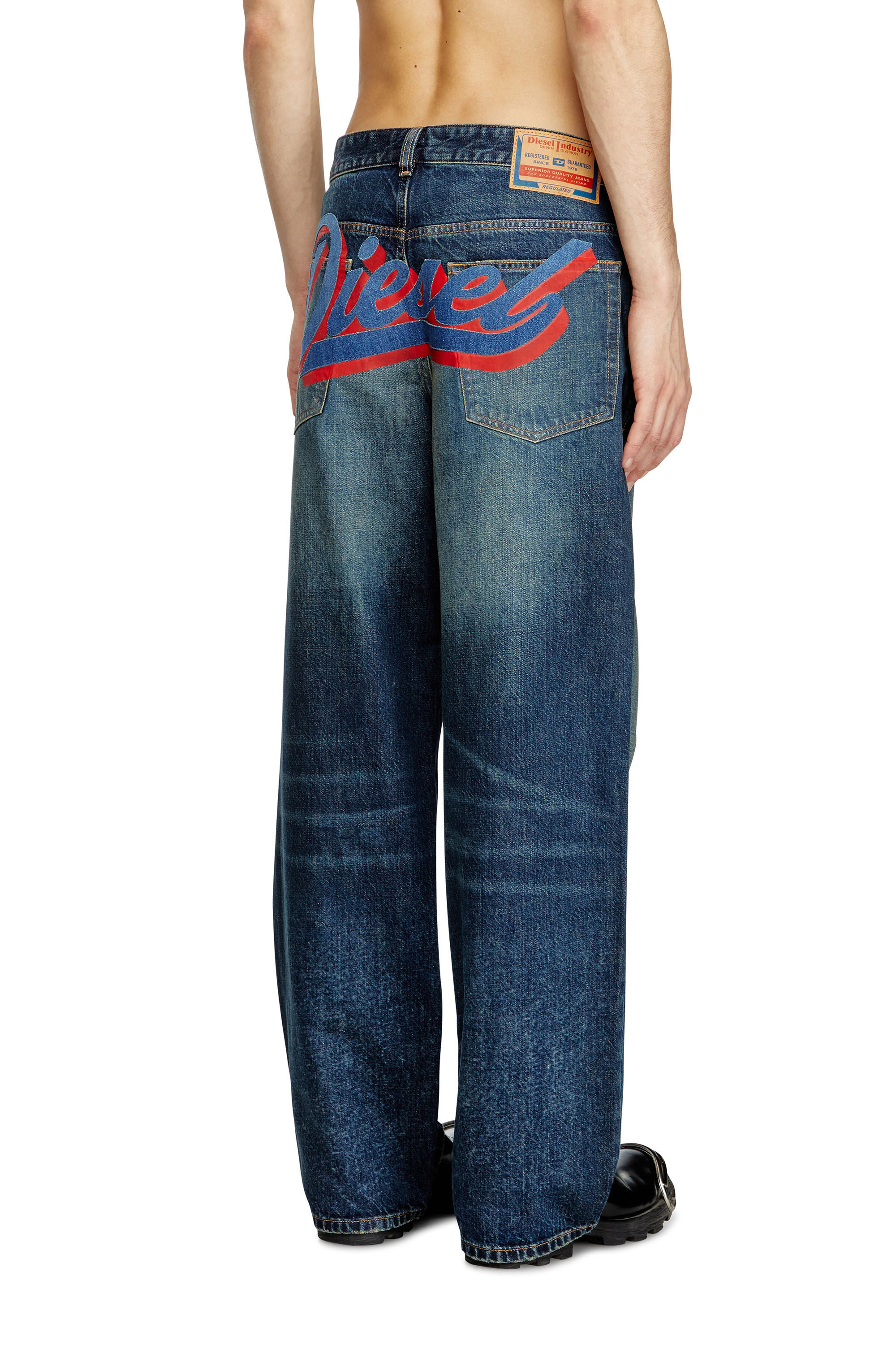 Diesel - Man's Relaxed Jeans 2001 D-Macro 0ABDJ, Medium blue - 3