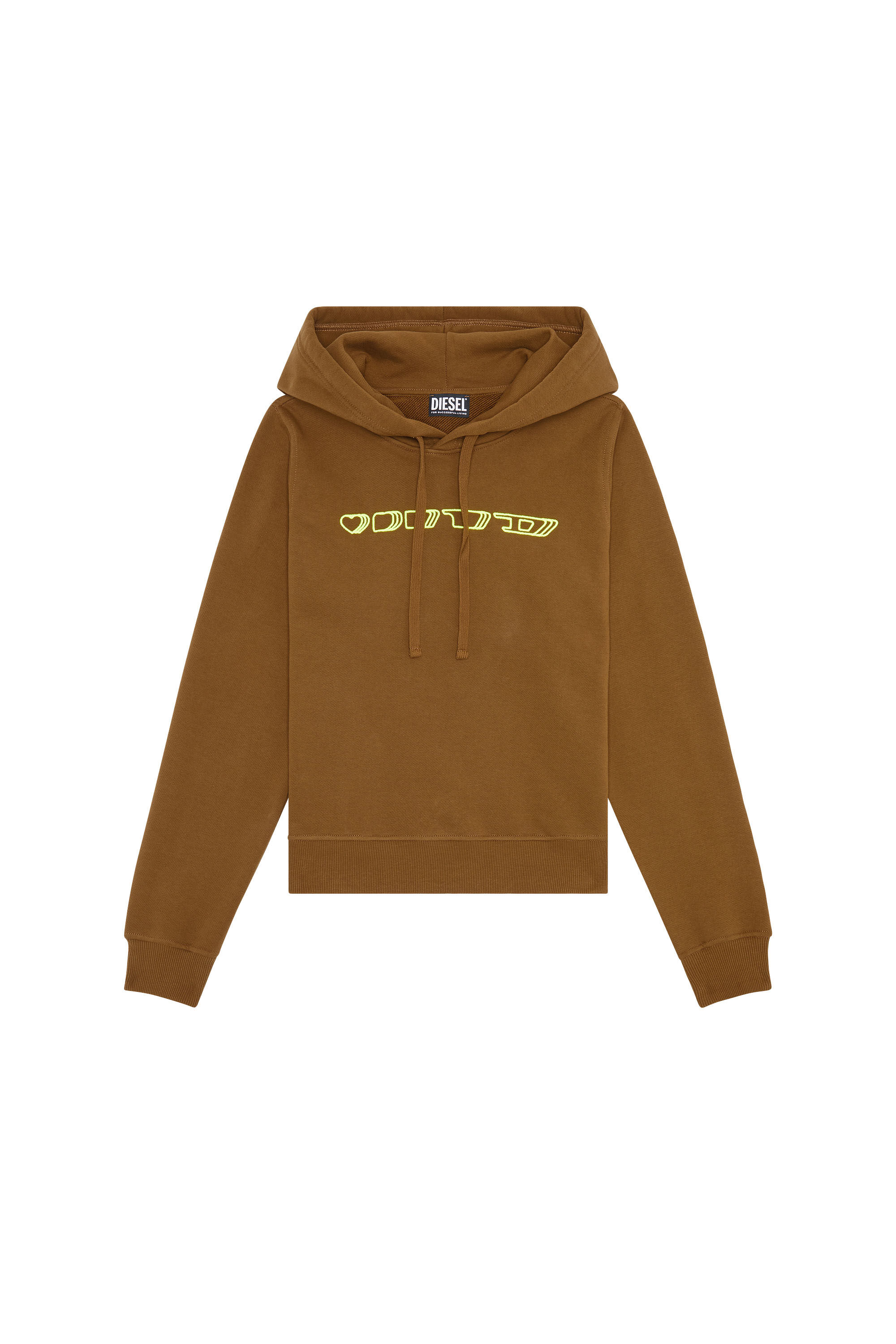 Diesel - F-REGGY-HOOD-G3, Brown - Image 2