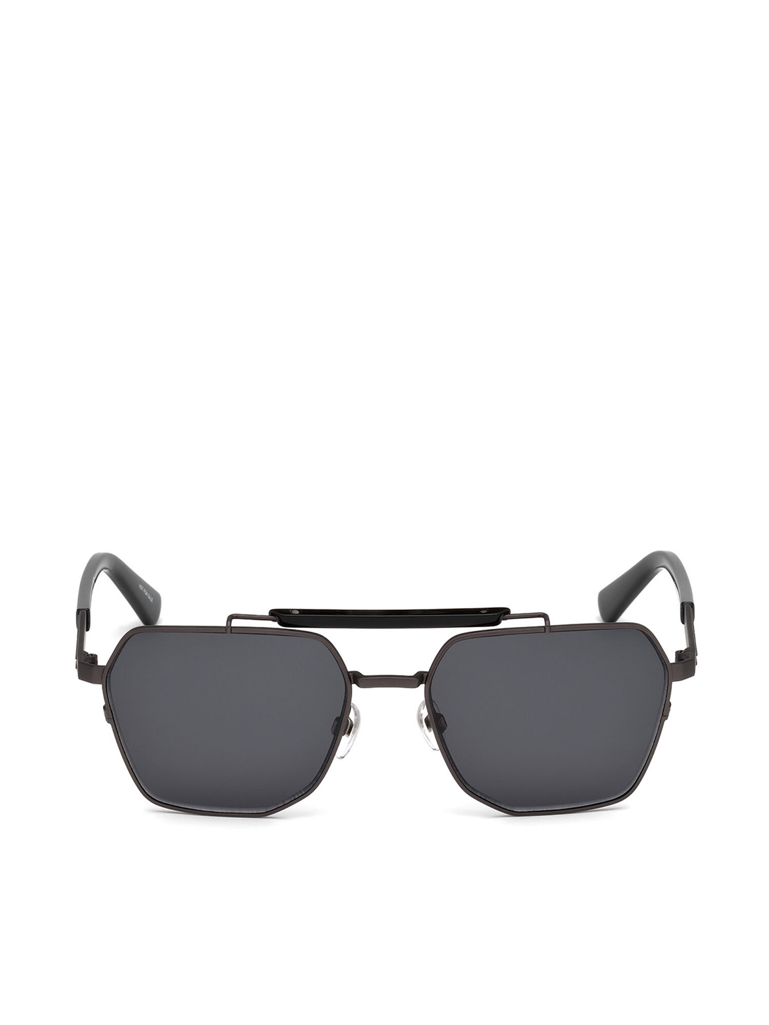 Diesel - DL0256, Man's Hexagonal shape eyewear in Black - 1