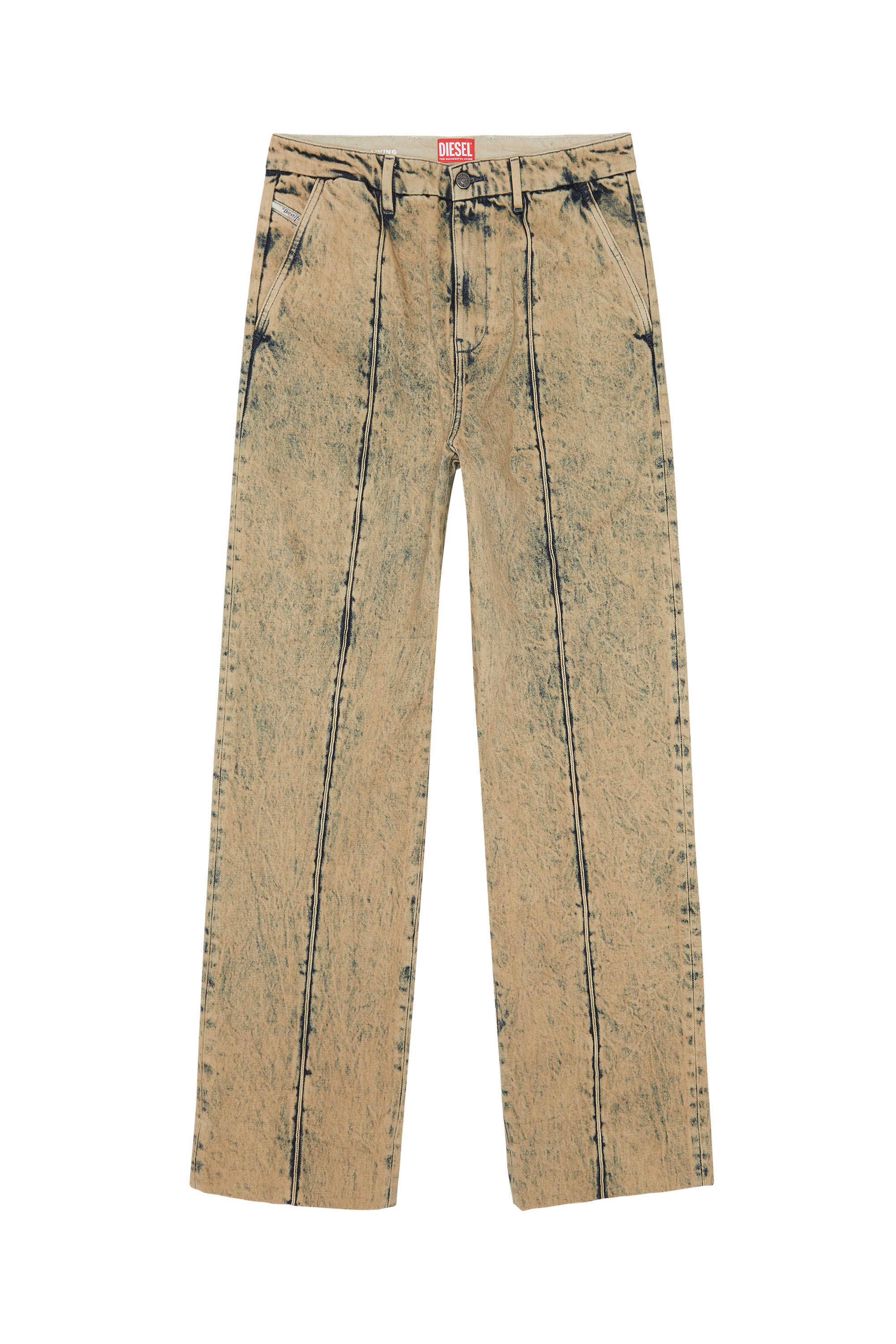 Diesel - D-Chino-Work 0EIAN Straight Jeans, Beige - Image 2