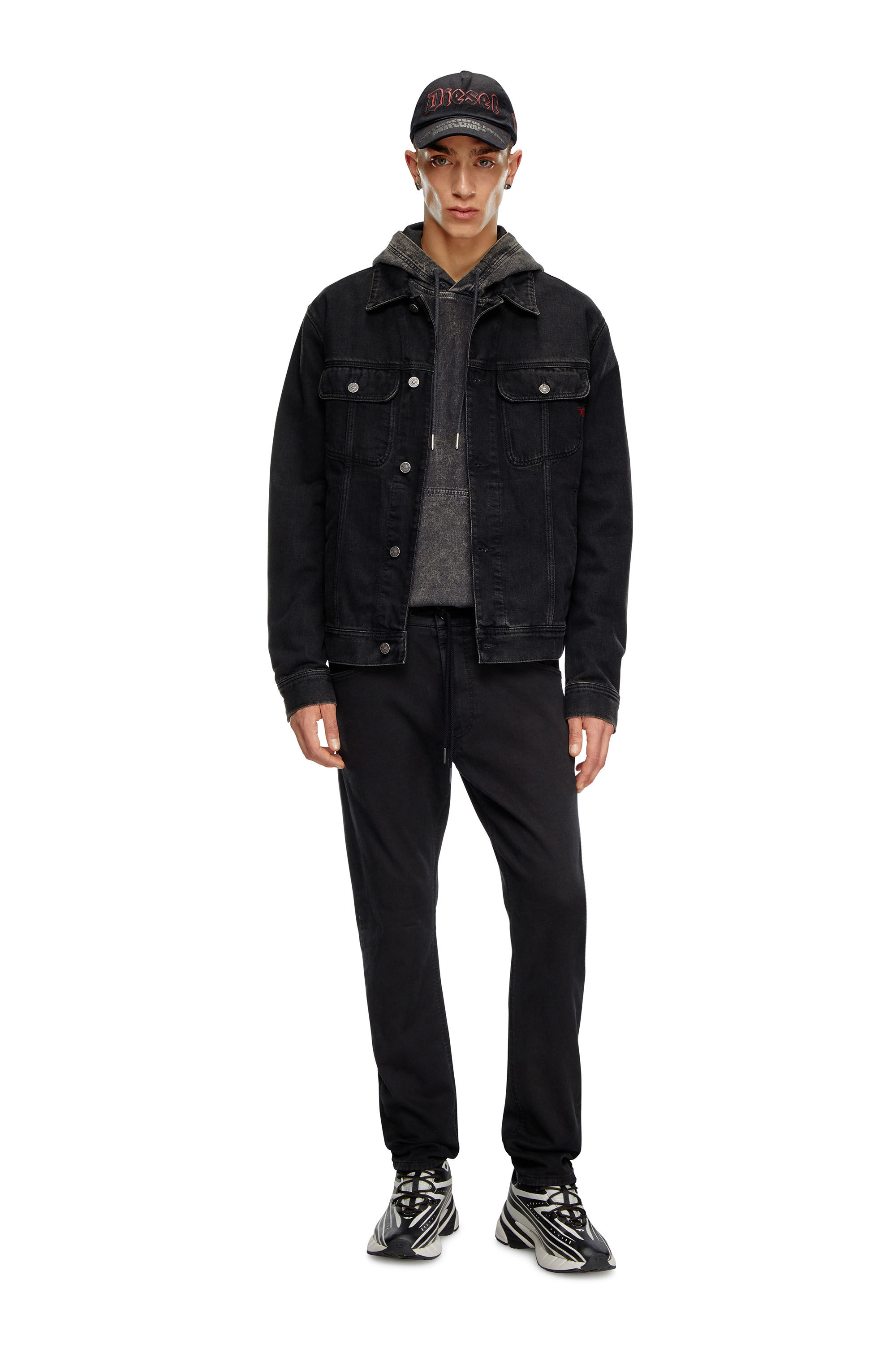 Men's Regular Jeans | Black/Dark grey | Diesel 2030 D