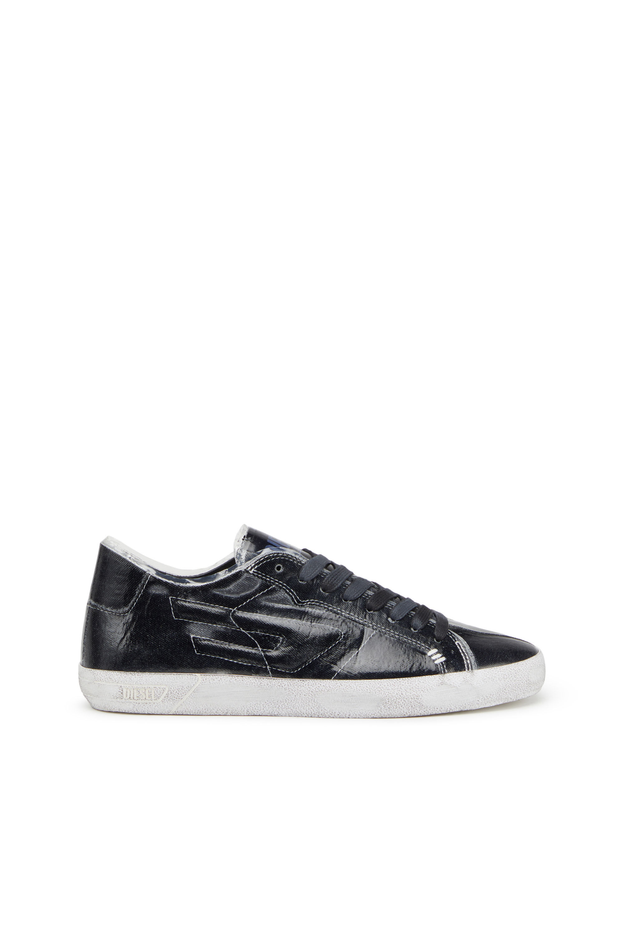 Diesel - S-LEROJI LOW W, Woman's S-Leroji Low W - Canvas sneakers with TPU overlay in Black - 1