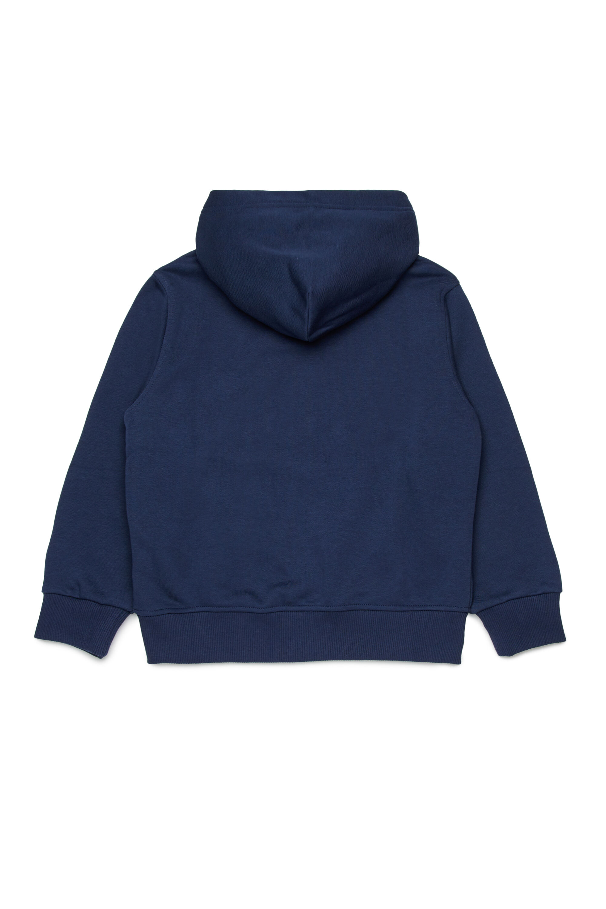 Diesel - SDROPSHOODZ OVER, Man's Cotton zip-up hoodie in Blue - 2