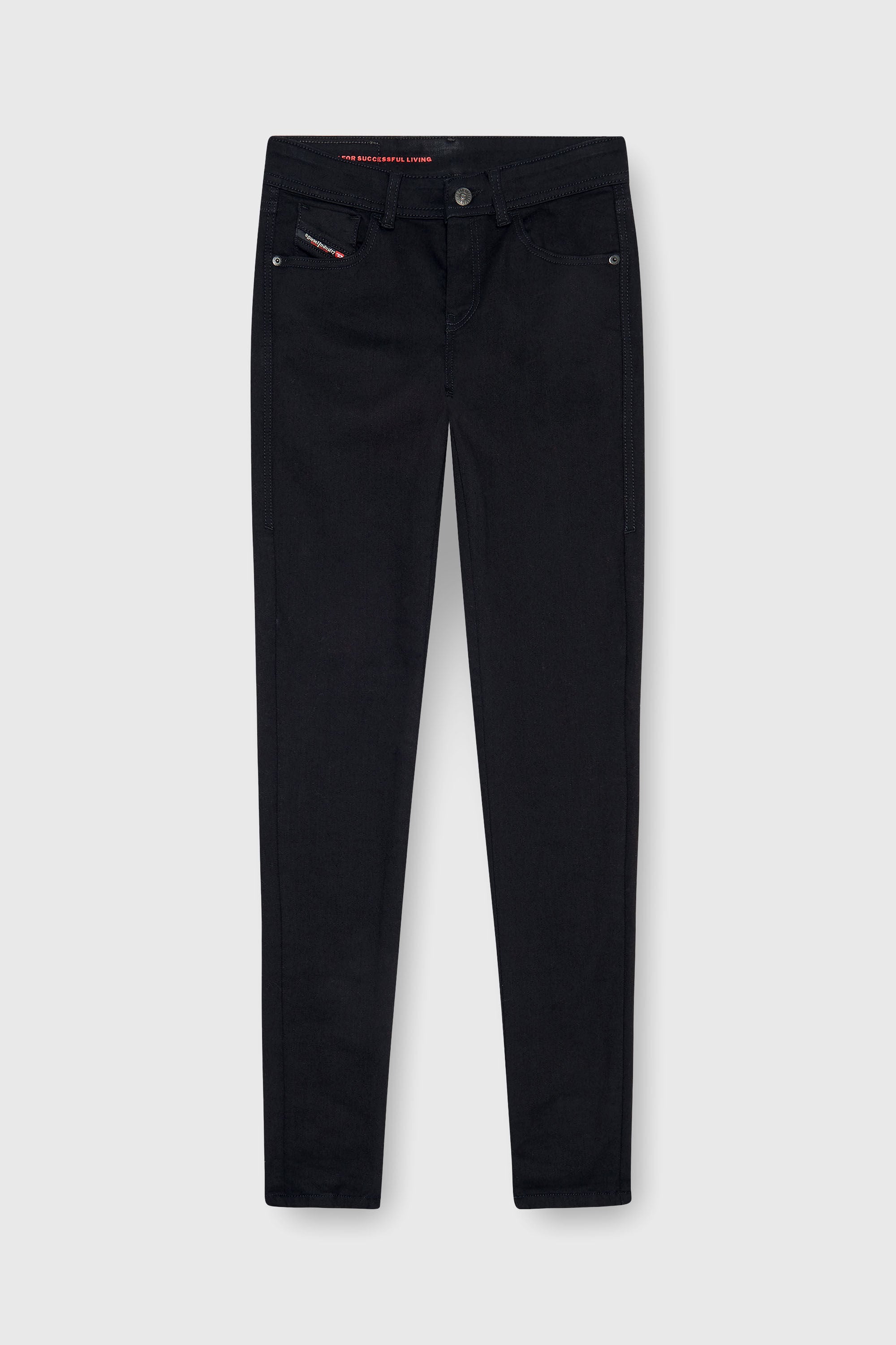 Diesel - Woman's Skinny Jeans 2017 Slandy 069EF, Black/Dark grey - 6