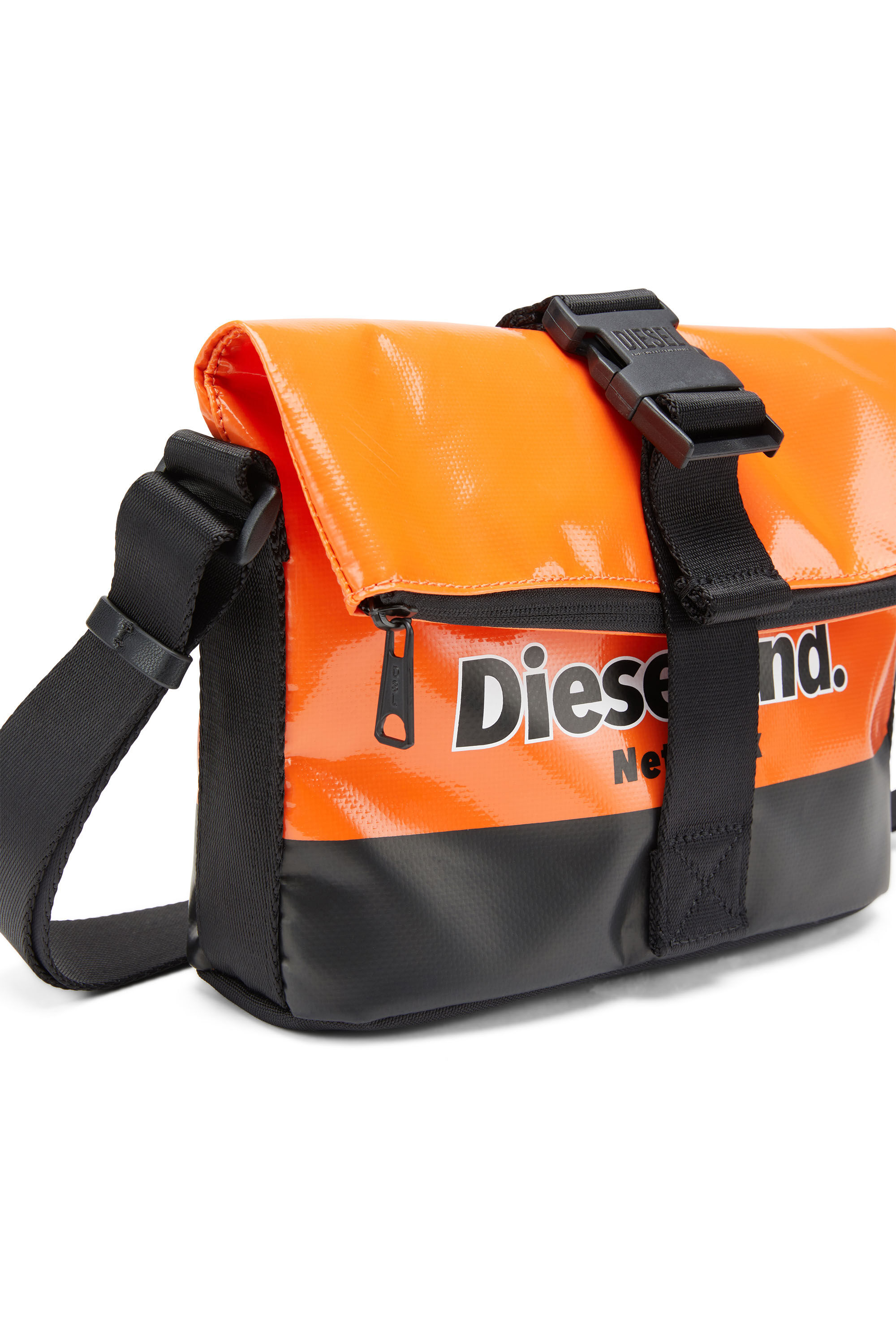 Diesel - TRAP/D SHOULDER BAG S, Orange - Image 5