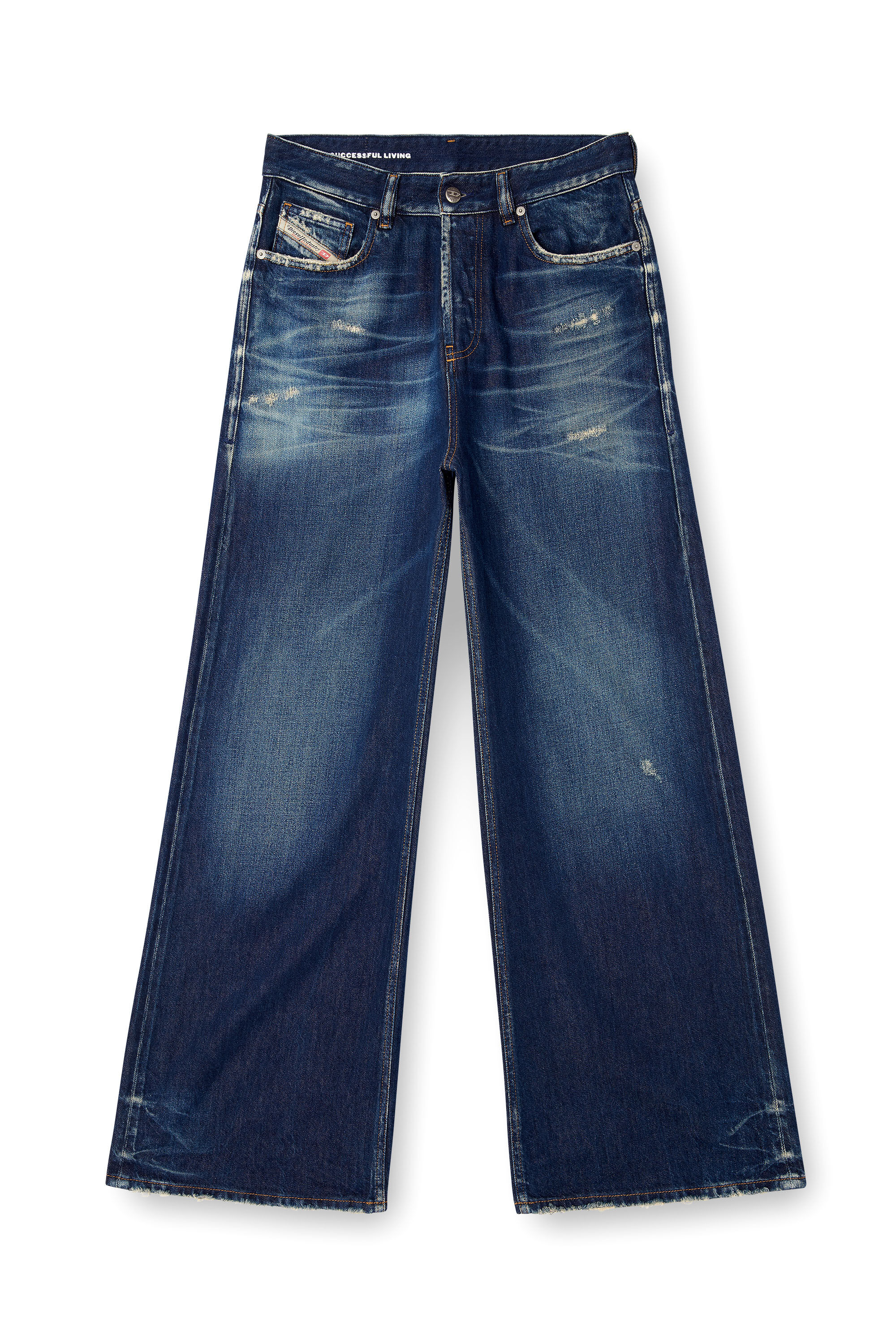 Diesel - Woman's Relaxed Jeans 1996 D-Sire 09M06, Dark Blue - 2