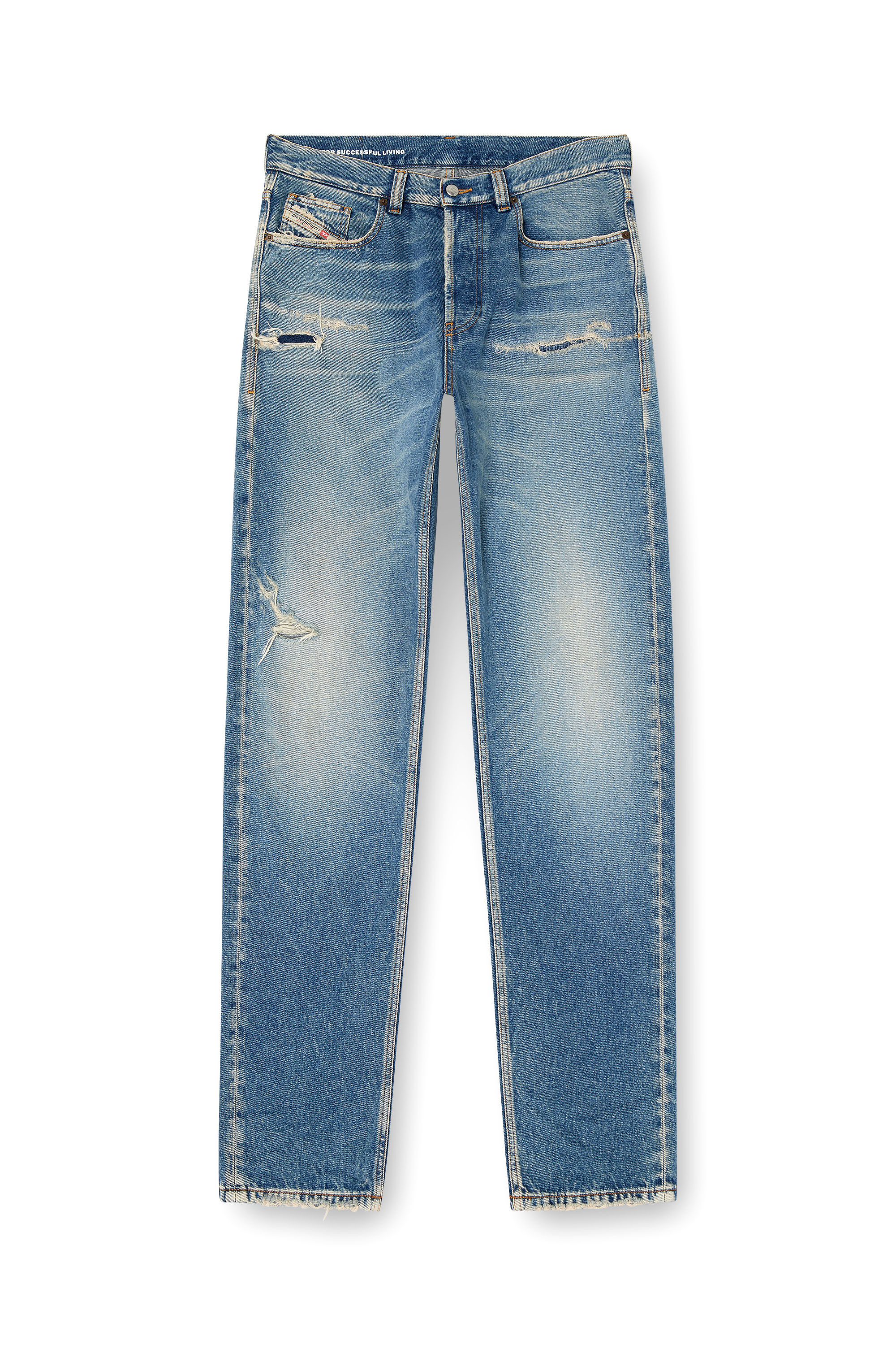 Diesel - Man's Regular Jeans 2010 D-Macs 09L43, Medium blue - 2