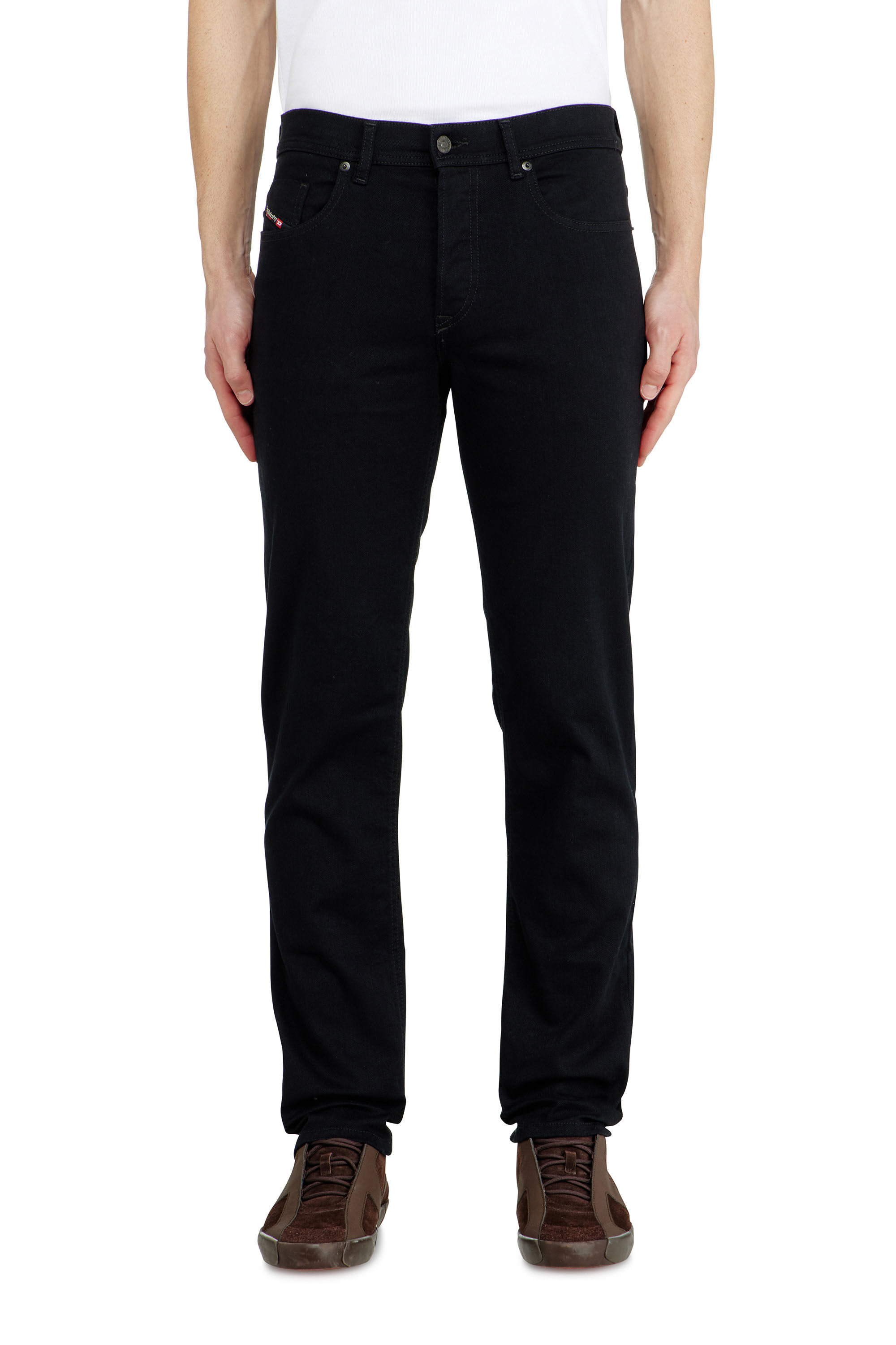 Diesel - Man's Regular Jeans 1985 Larkee 0688H, Black/Dark grey - 4
