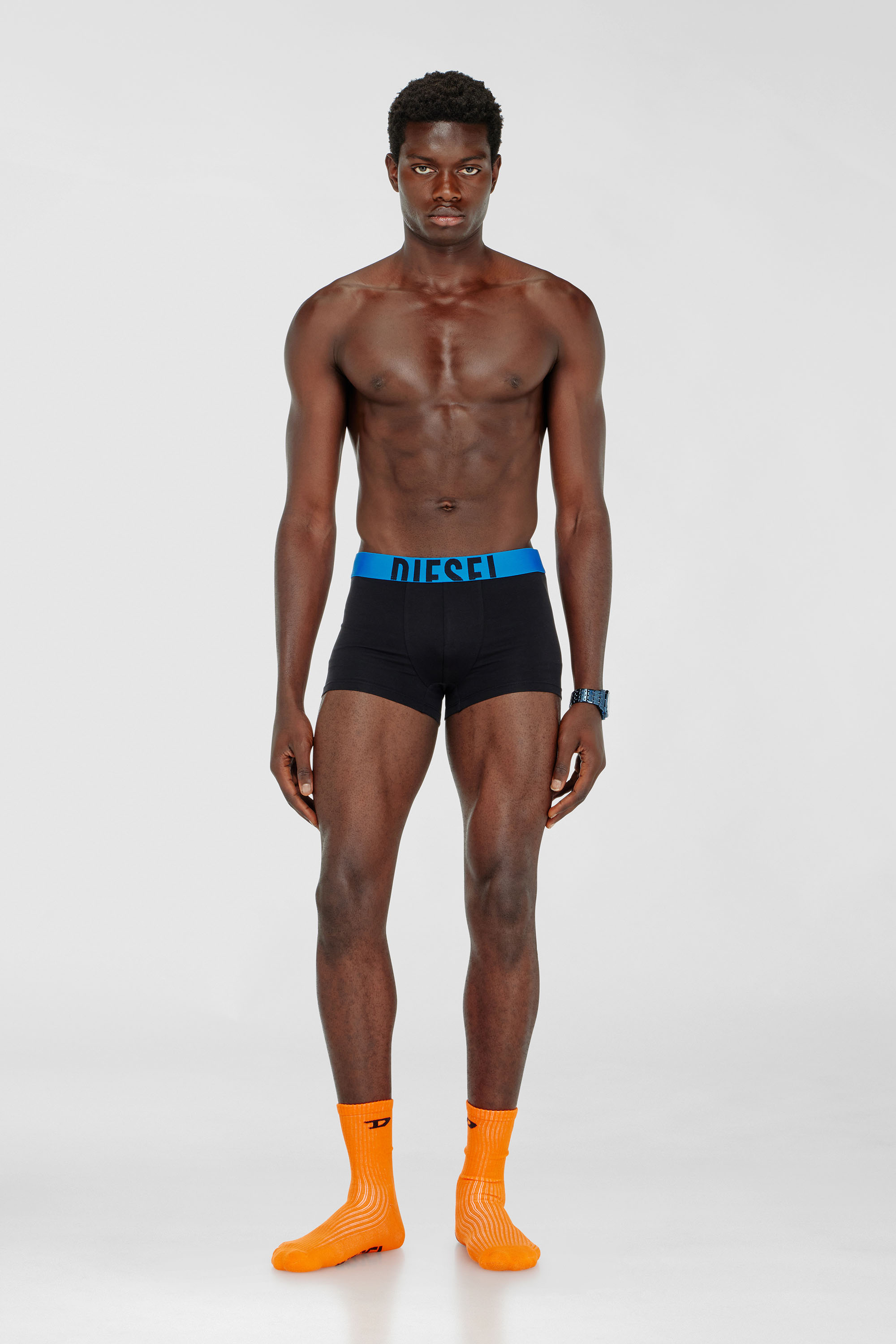 Three-pack boxer briefs in stretch cotton