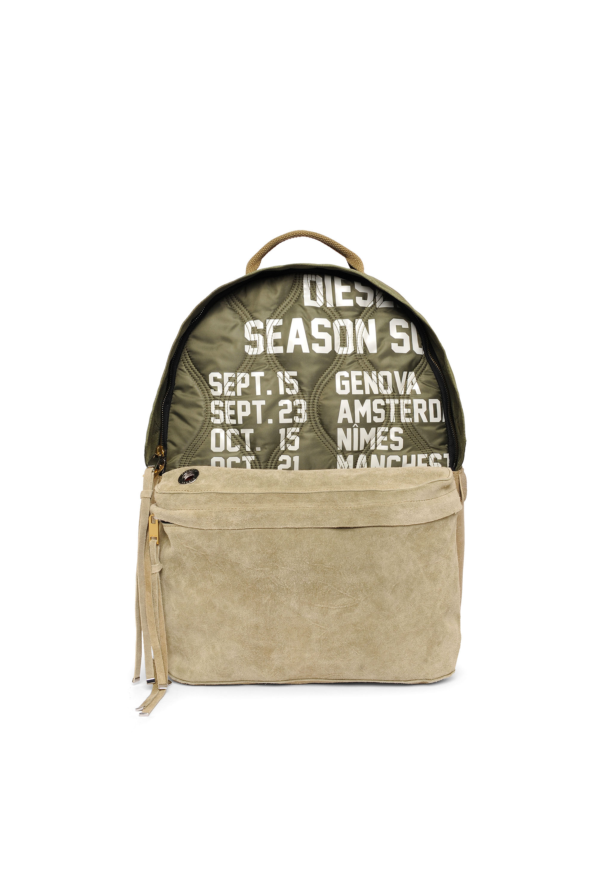 DHORIAN, Beige/Green - Backpacks
