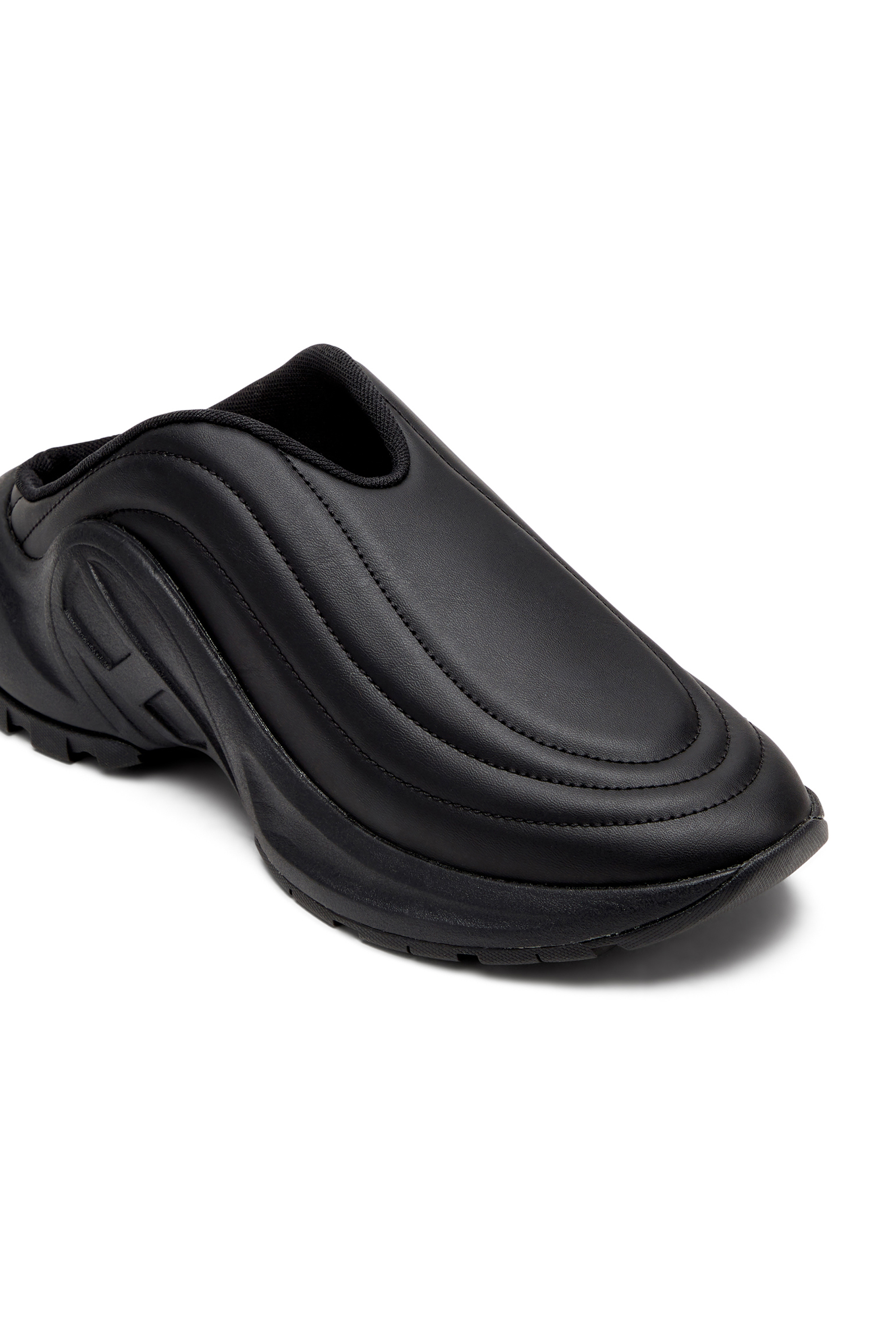 S-D-RUNNER MULE X, Black Diesel - S-D-RUNNER MULE X, Unisex's S-D-Runner-Matte mules in Black - 6