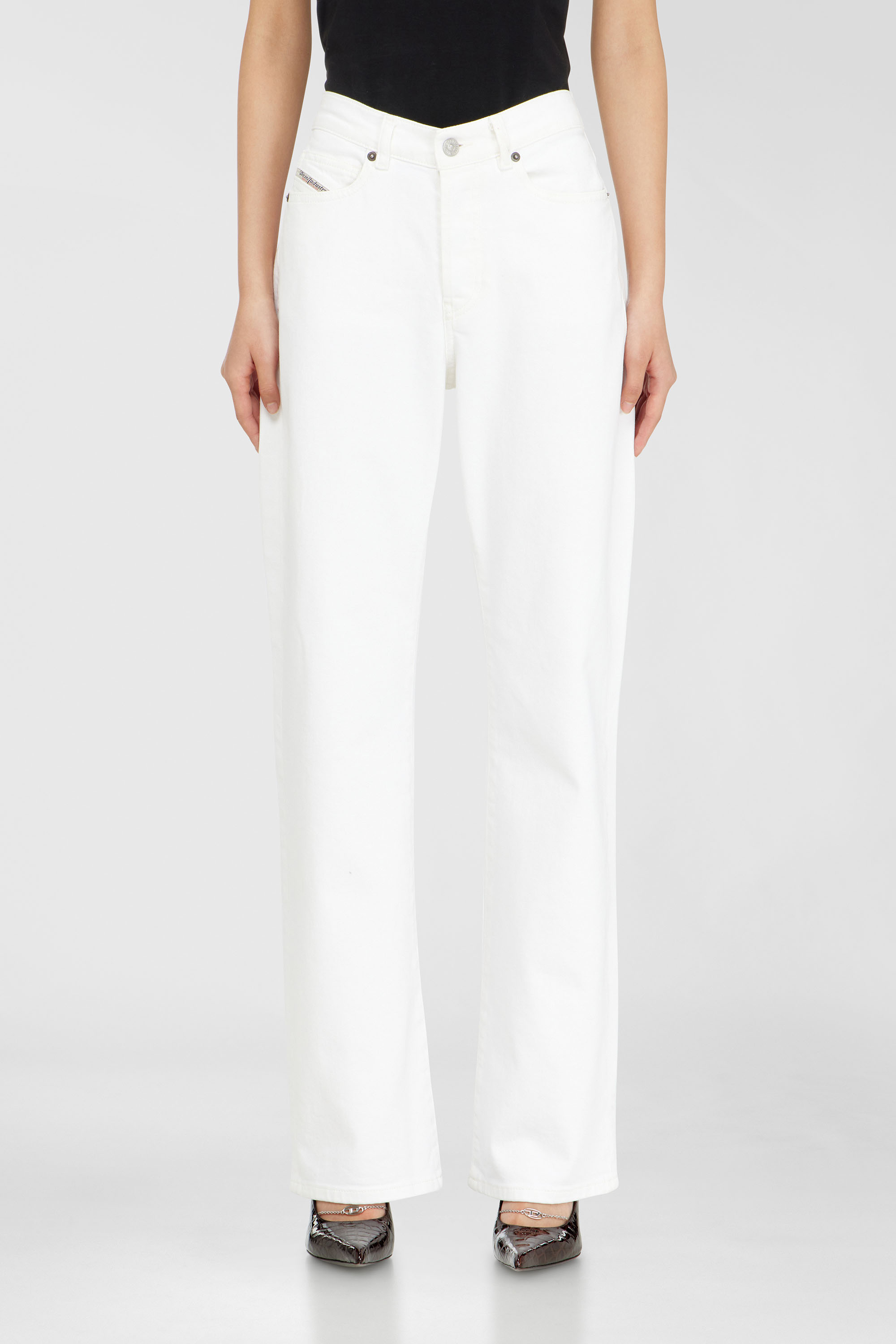 Diesel - Woman's Regular Jeans 1971 D-Sent 09K05, White - 1