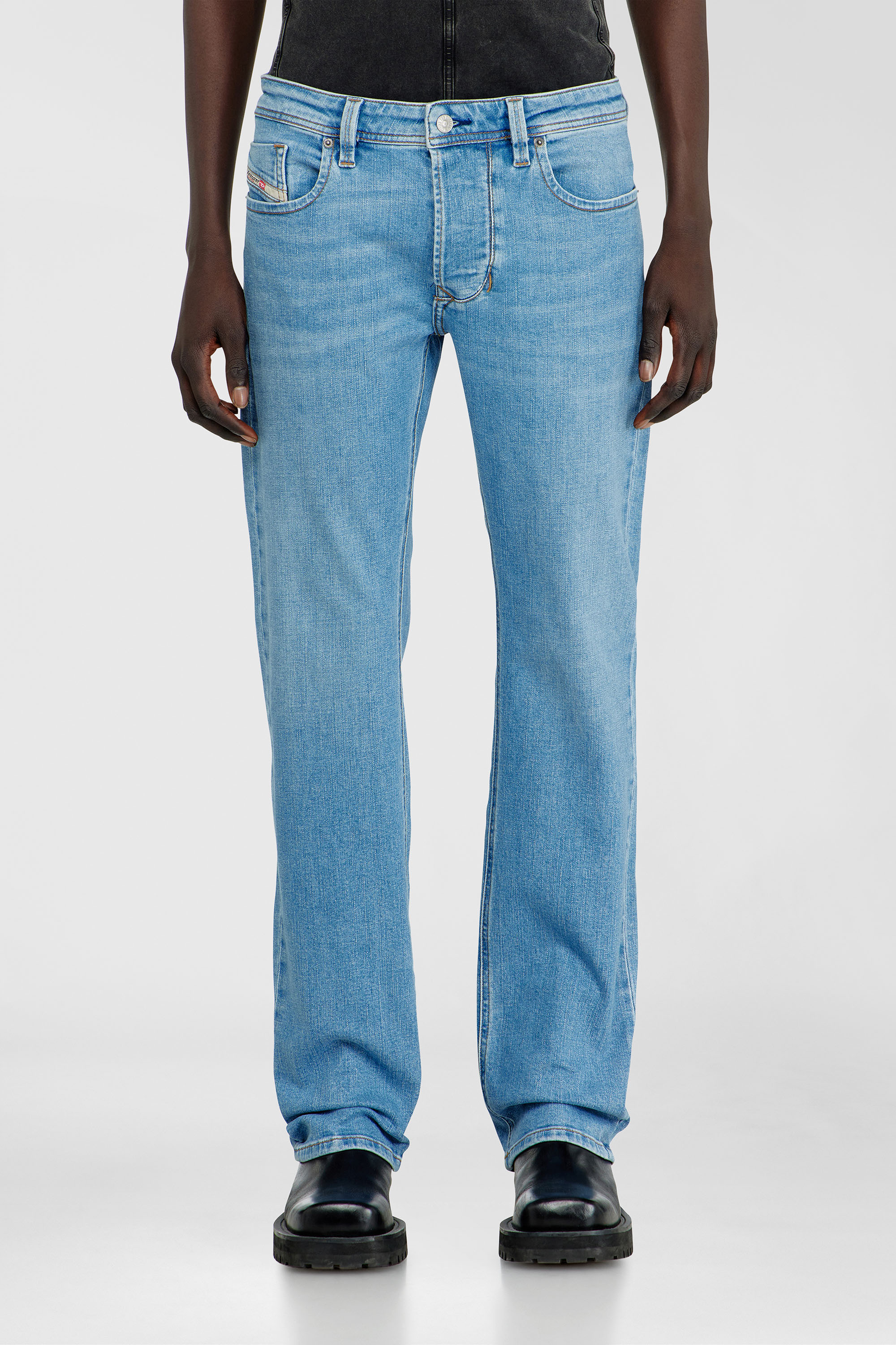 Diesel - Man's Regular Jeans 1985 Larkee 0HDBJ, Light Blue - 4