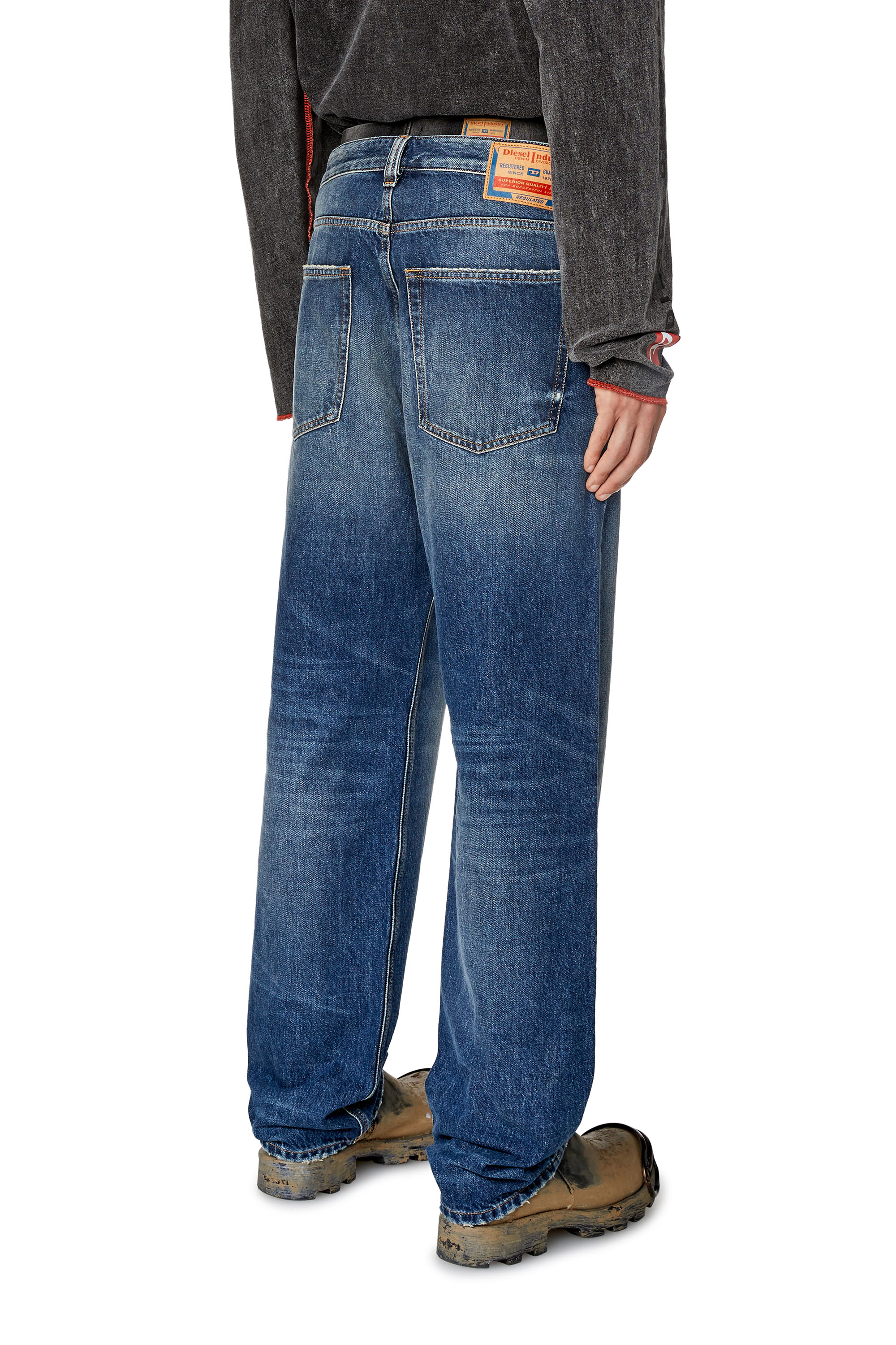 Diesel - Straight Jeans 2010 D-Macs 09H02, Medium blue - Image 2