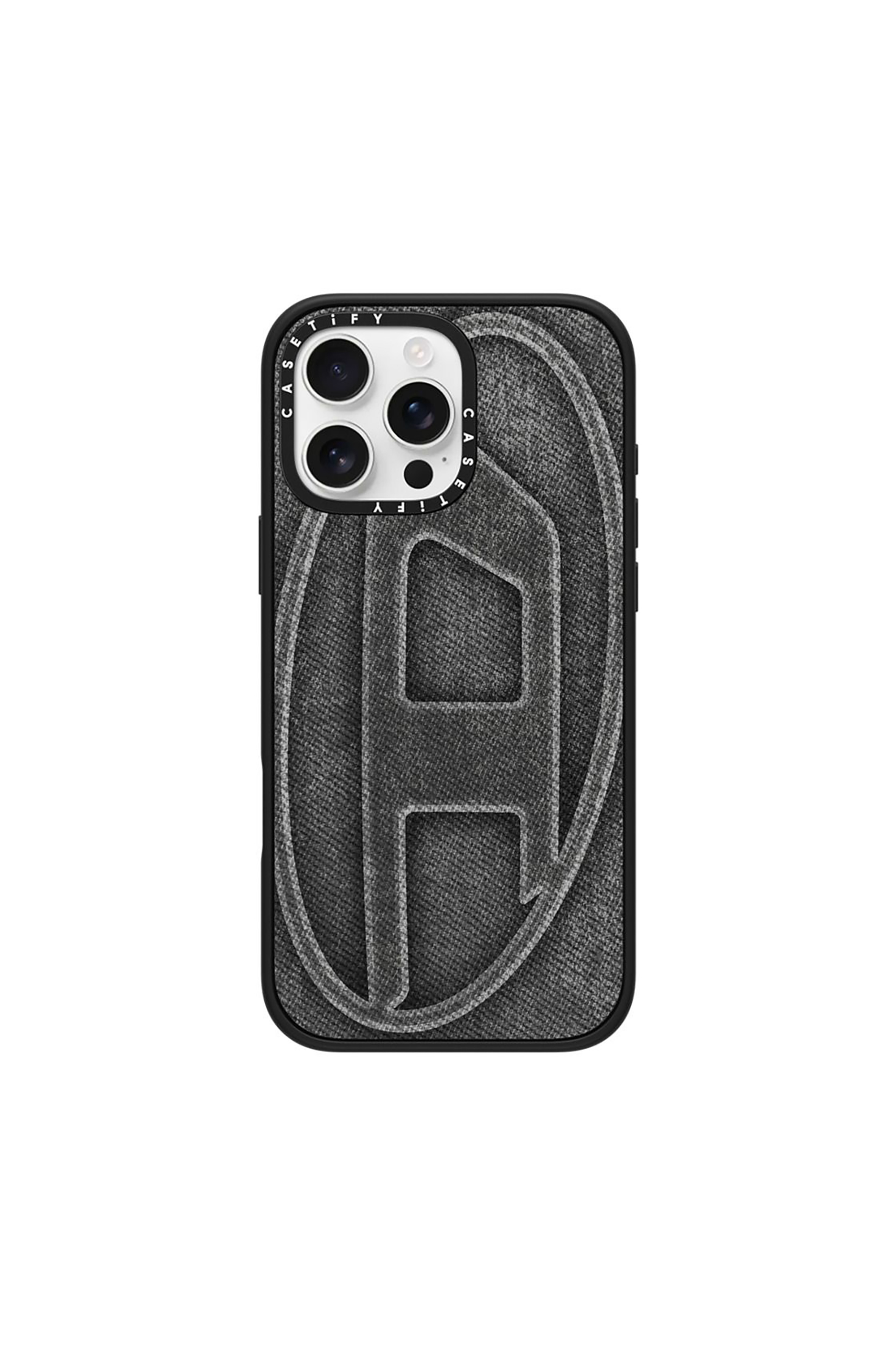 Diesel - 60576 MOULDED CASE, Unisex's Oval D impact case for iPhone 16 Pro Max in Black - 1