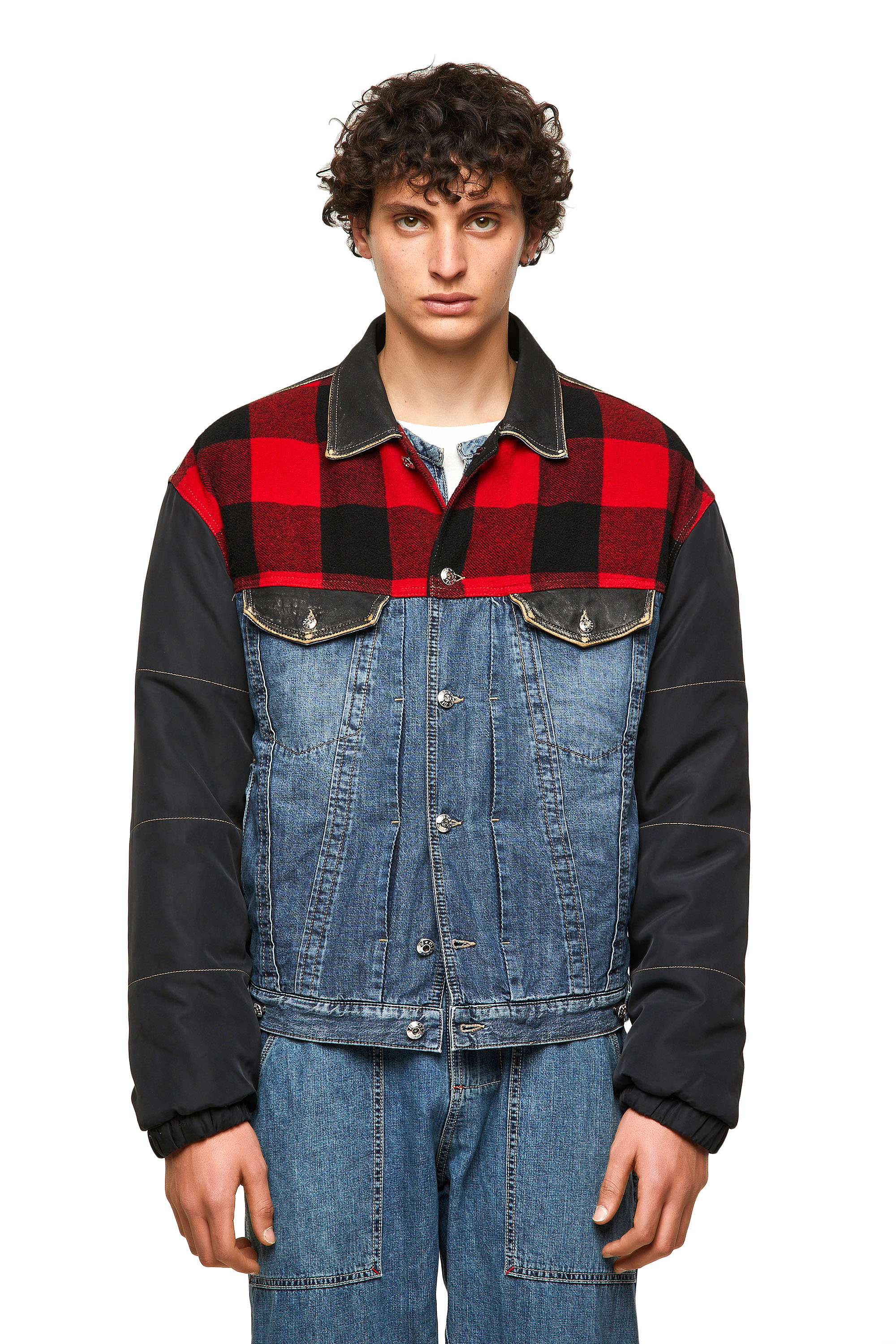 DxD-J1, Blue/Black - Denim Jackets