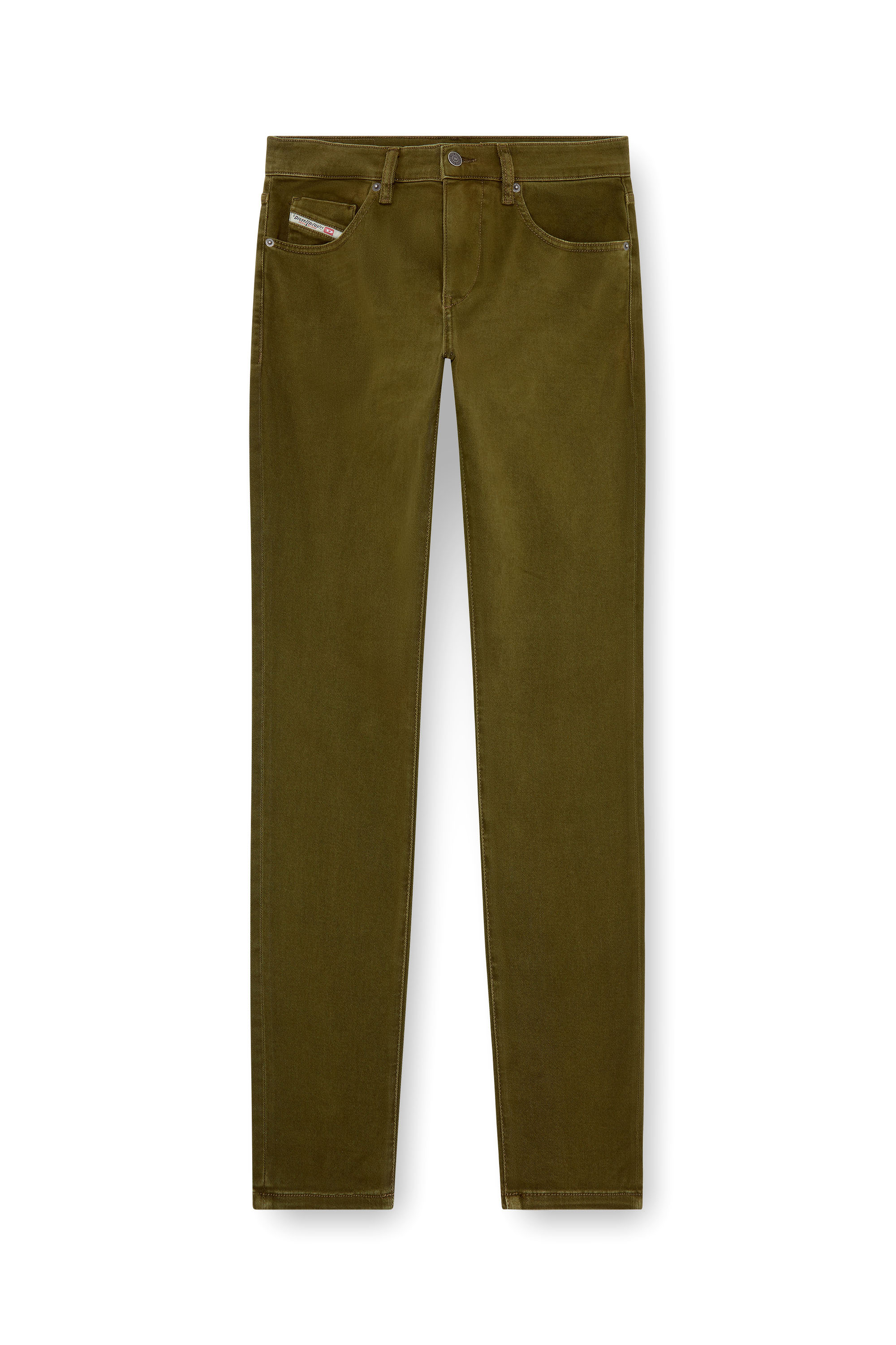 Diesel - 2019 D-Strukt 0QWTY Slim Jeans, Green - Image 6
