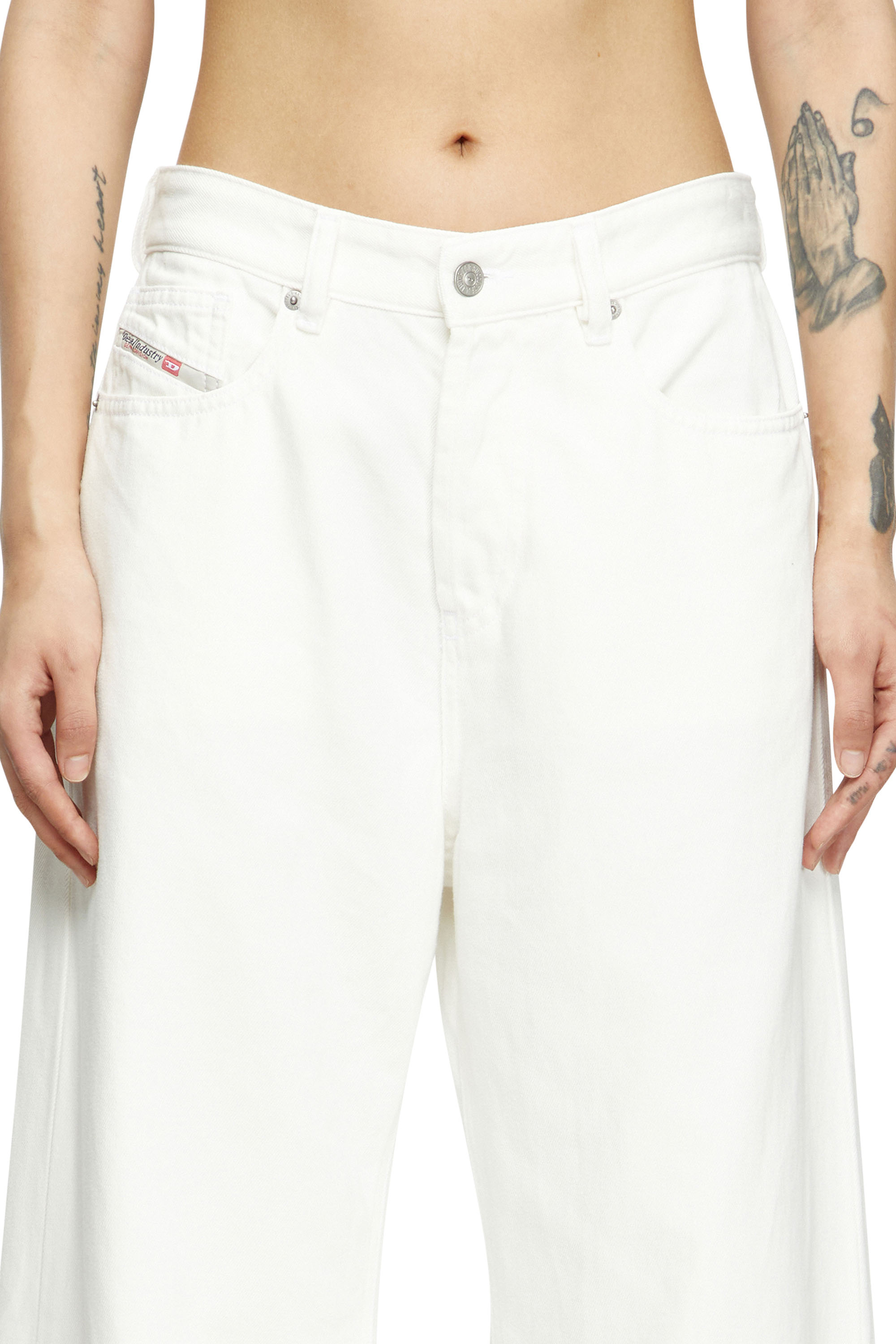 Relaxed Jeans 1996 D-Sire 09I41, White Diesel - Woman's Relaxed Jeans 1996 D-Sire 09I41, White - 5
