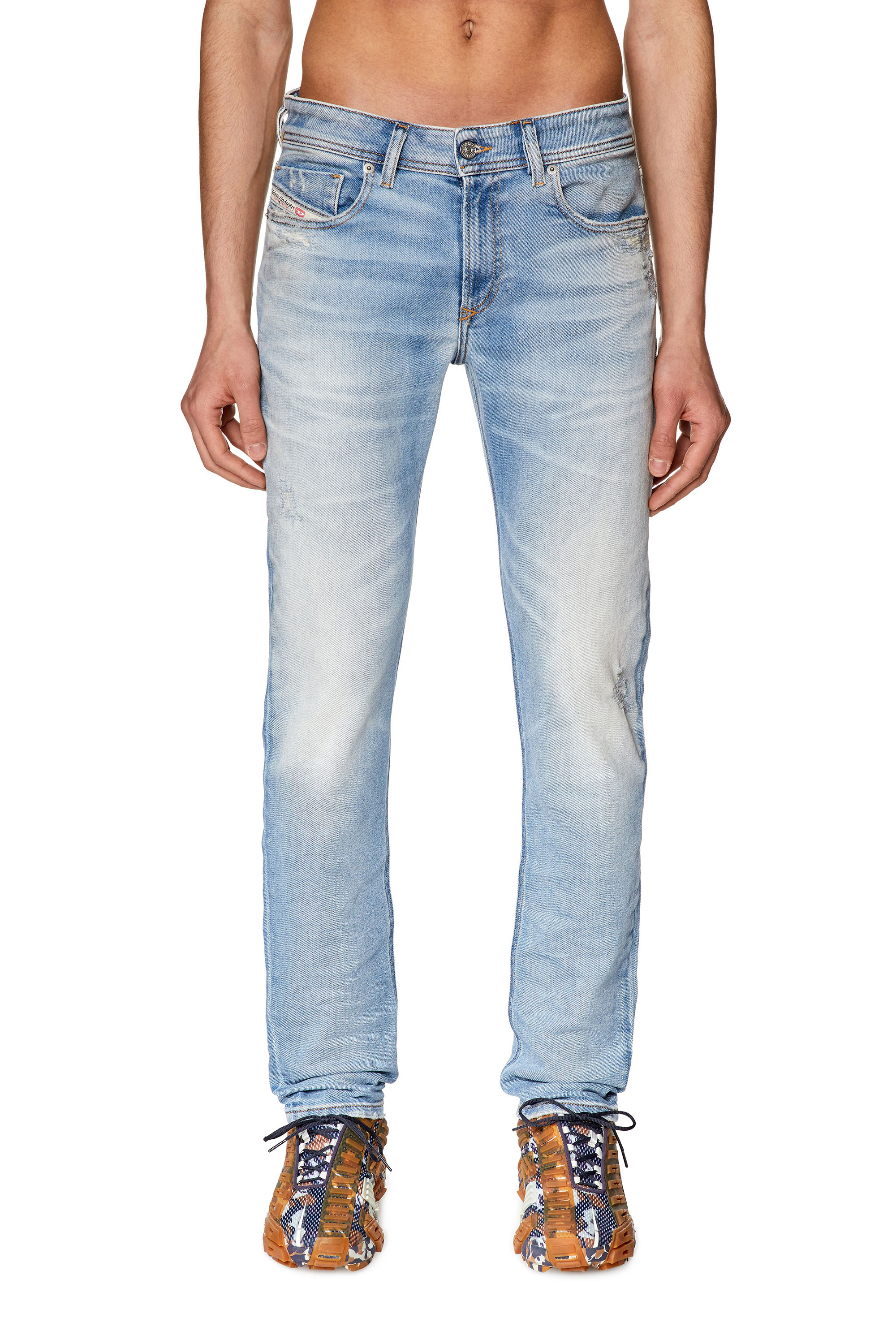 Diesel - 1979 Sleenker 09G39 Skinny Jeans, Light Blue - Image 1