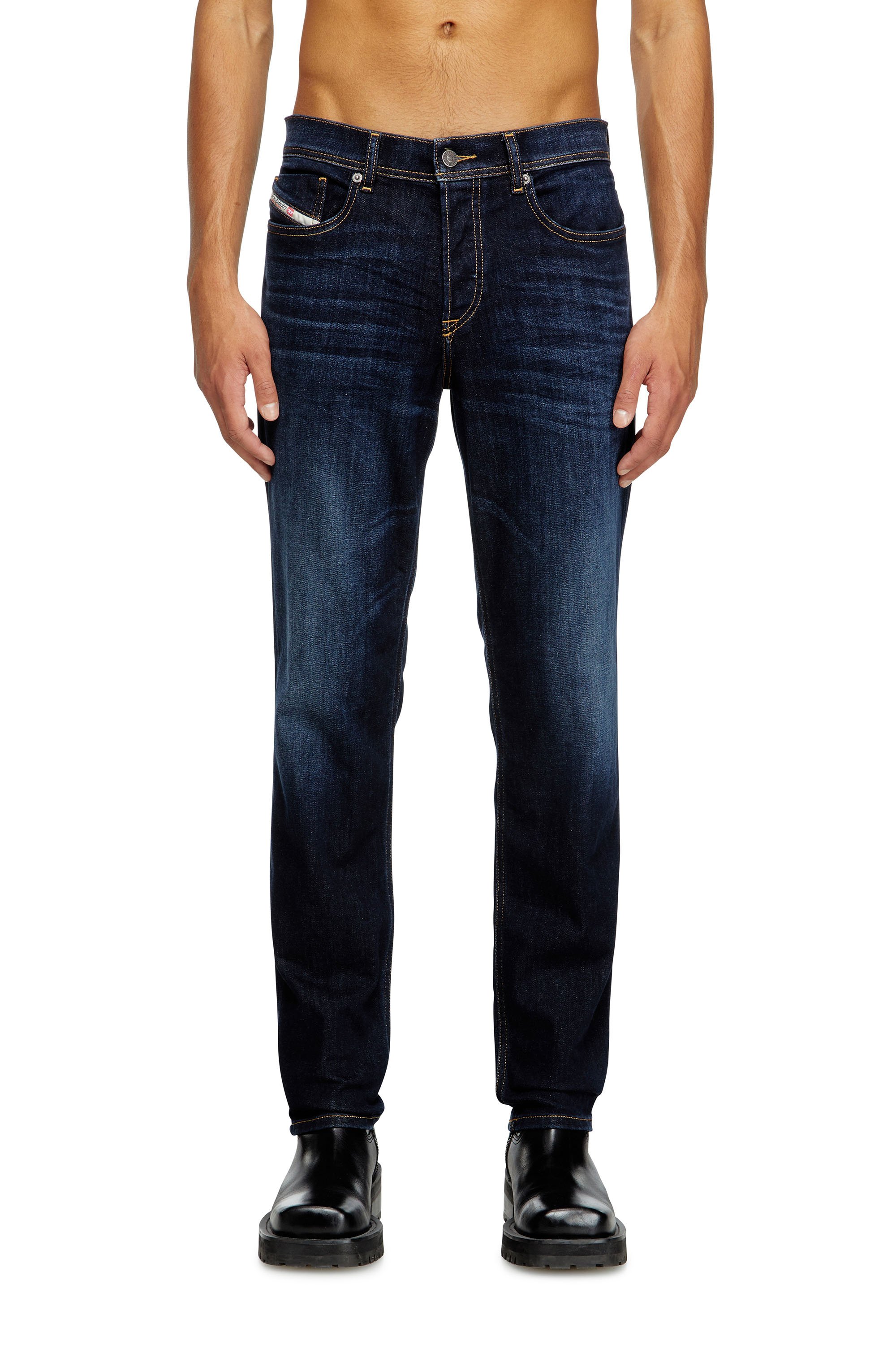 Diesel - Man's Regular Jeans 2023 D-Finitive 009ZS, Dark Blue - 1