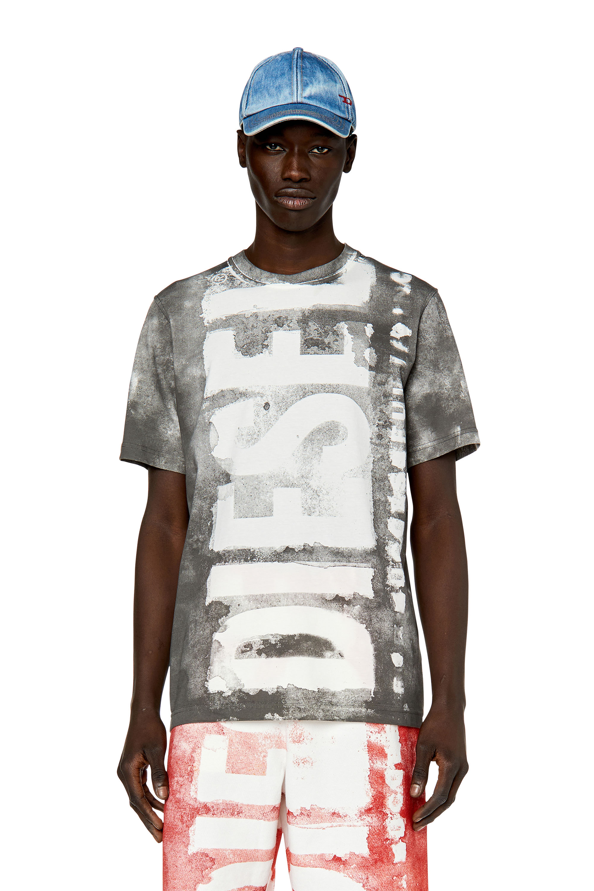 Diesel - T-JUST-G12, Grey - Image 1