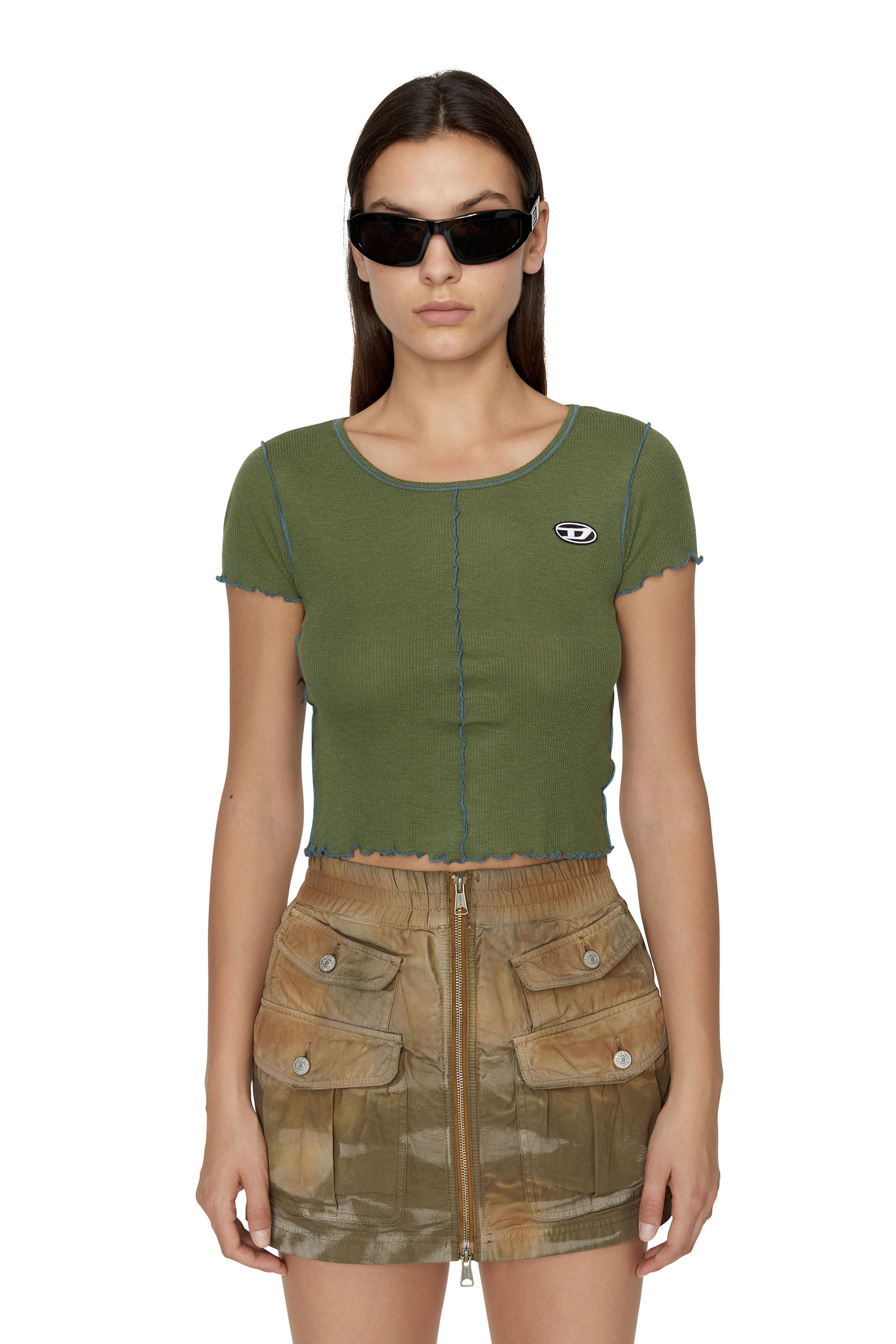 Diesel - T-RIBYELLE, Olive Green - Image 2