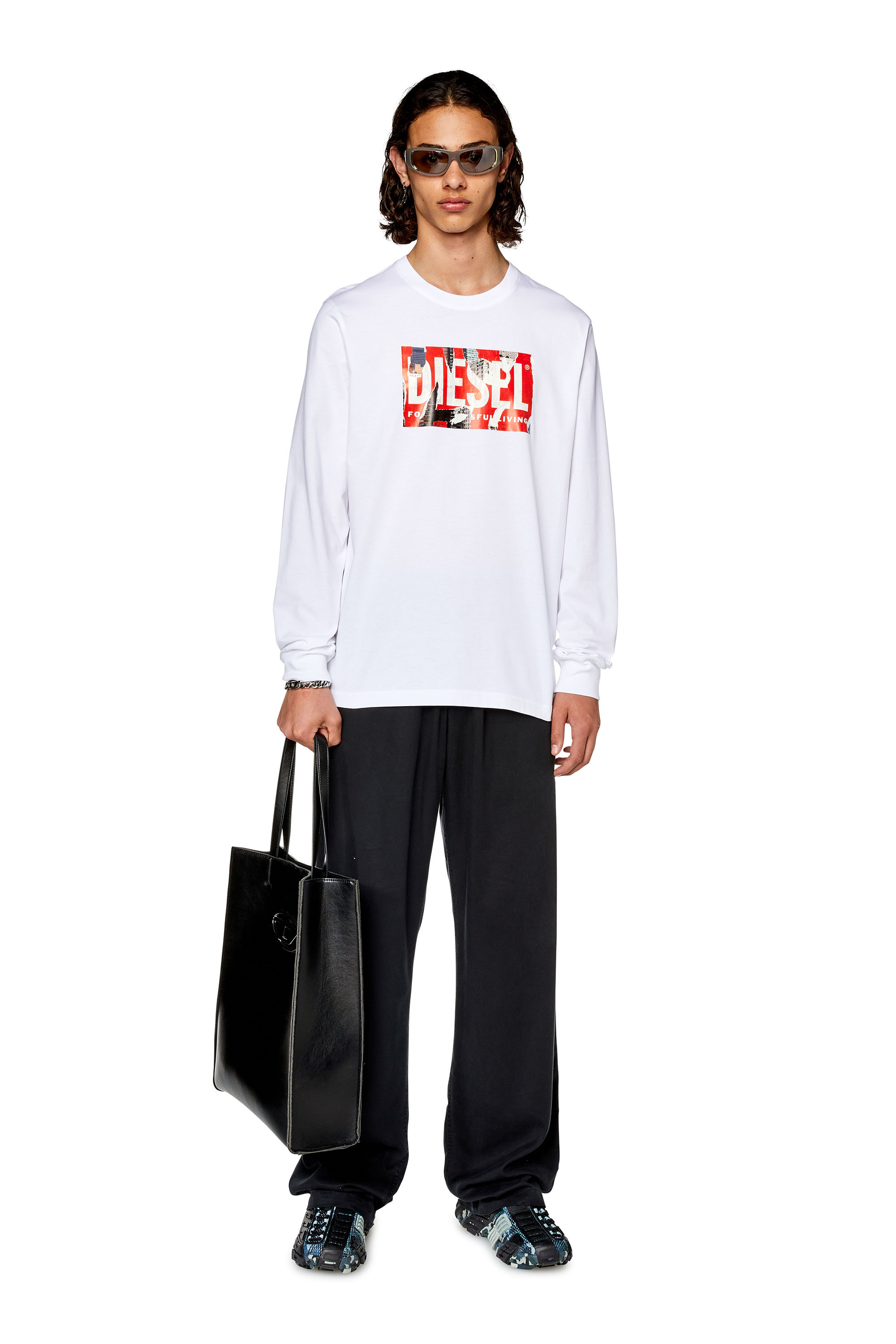 Diesel - T-JUST-LS-L6, White - Image 2