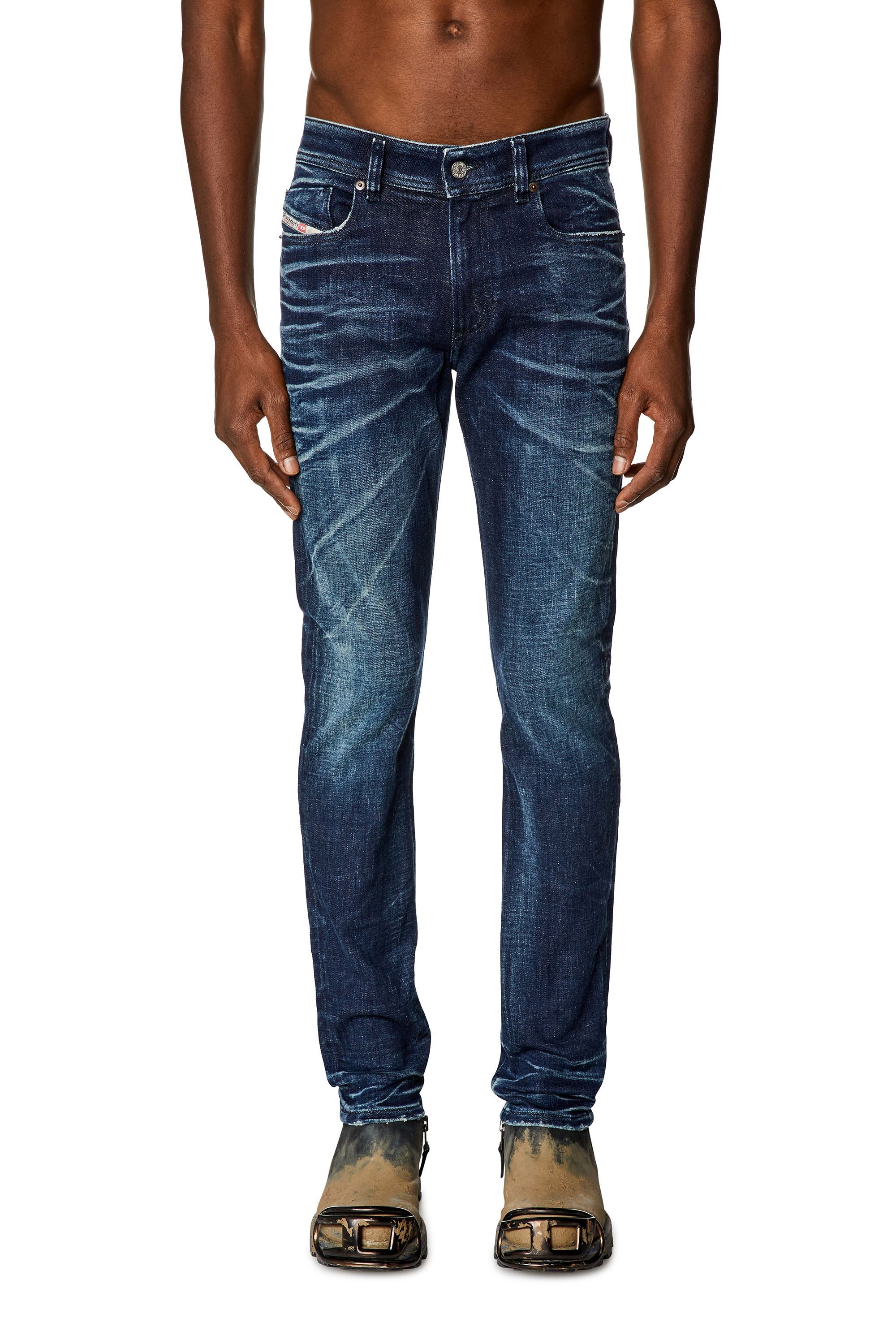 Diesel - Skinny Jeans 1979 Sleenker 09G34, Dark Blue - Image 1